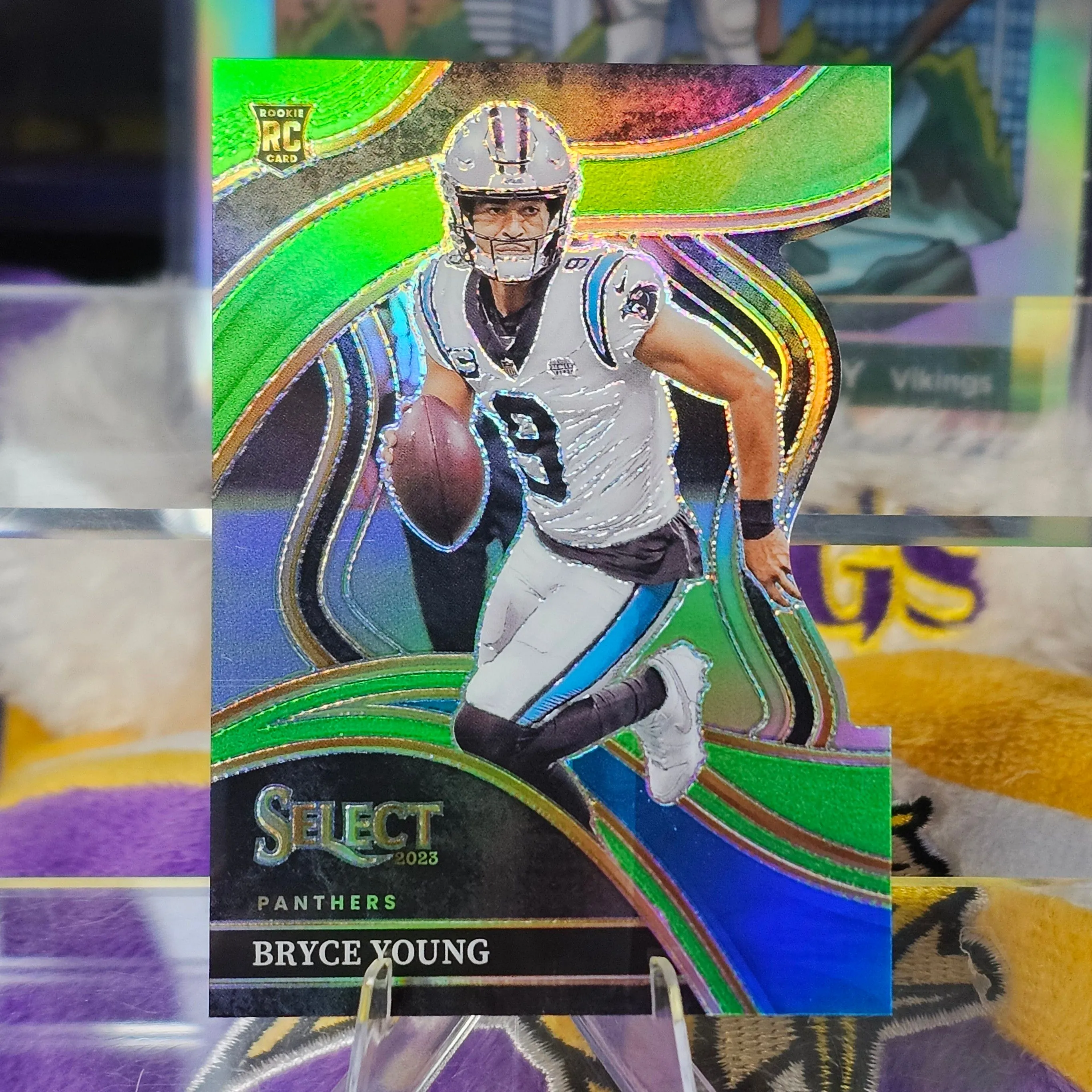 Product image for Bryce Young Club Level Diecut NeonGreen 🔥56/499🔥
