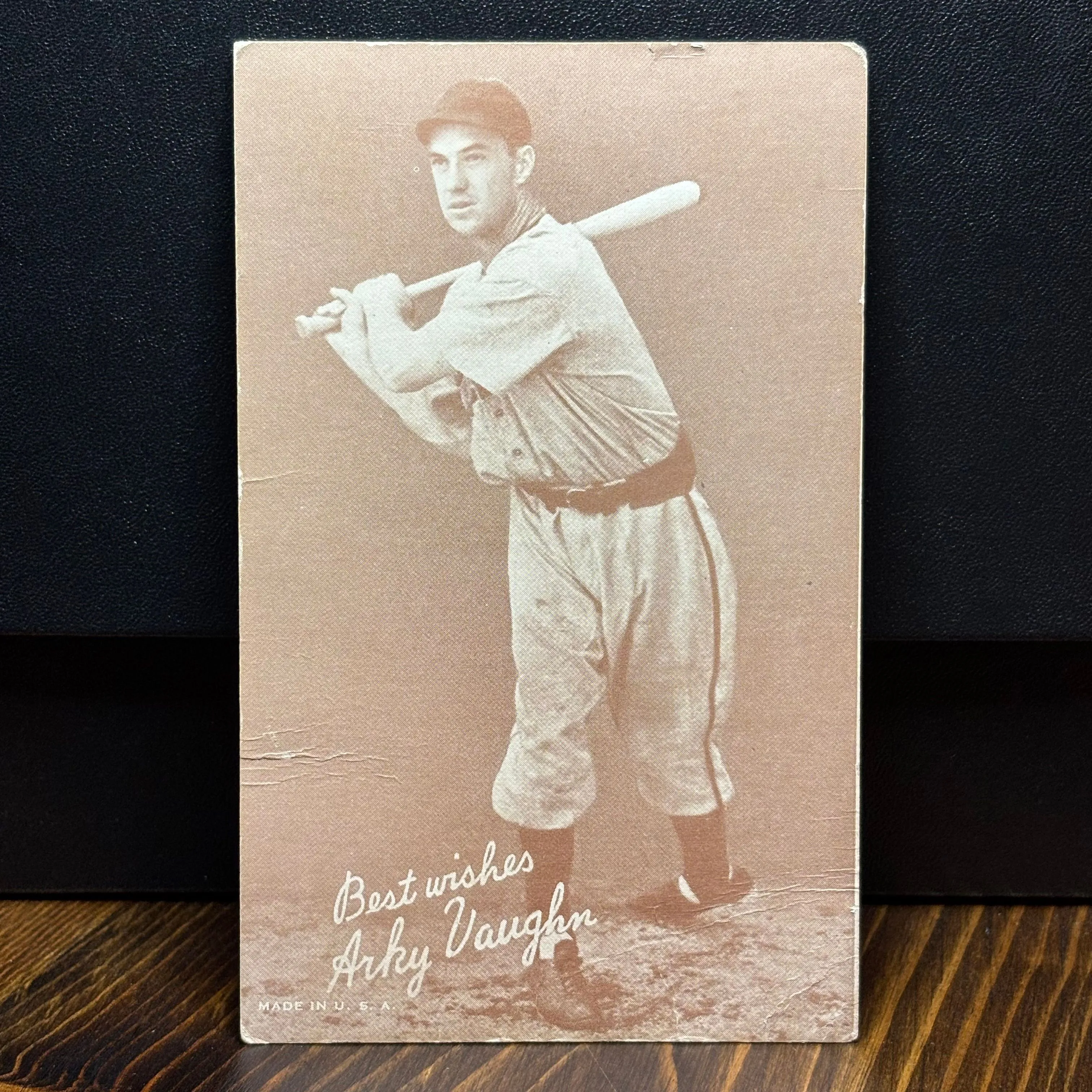 Product image for 1939-46 Exhibits Salutation Arky Vaughan HOF Pirates Dodgers