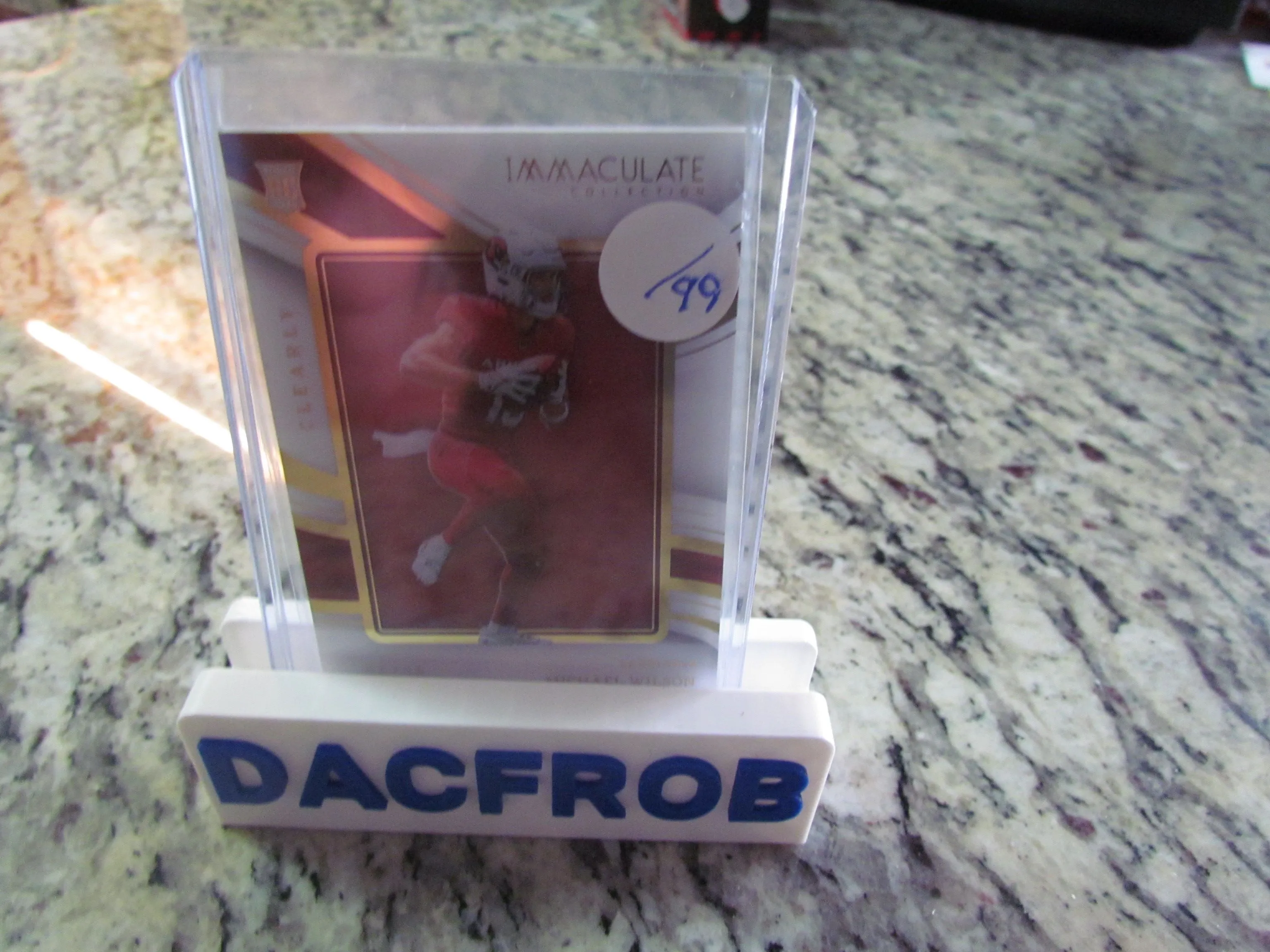Product image for 2023 IMMACULATE MICHAEL WILSON NUMBERED AND PATCH 8/99