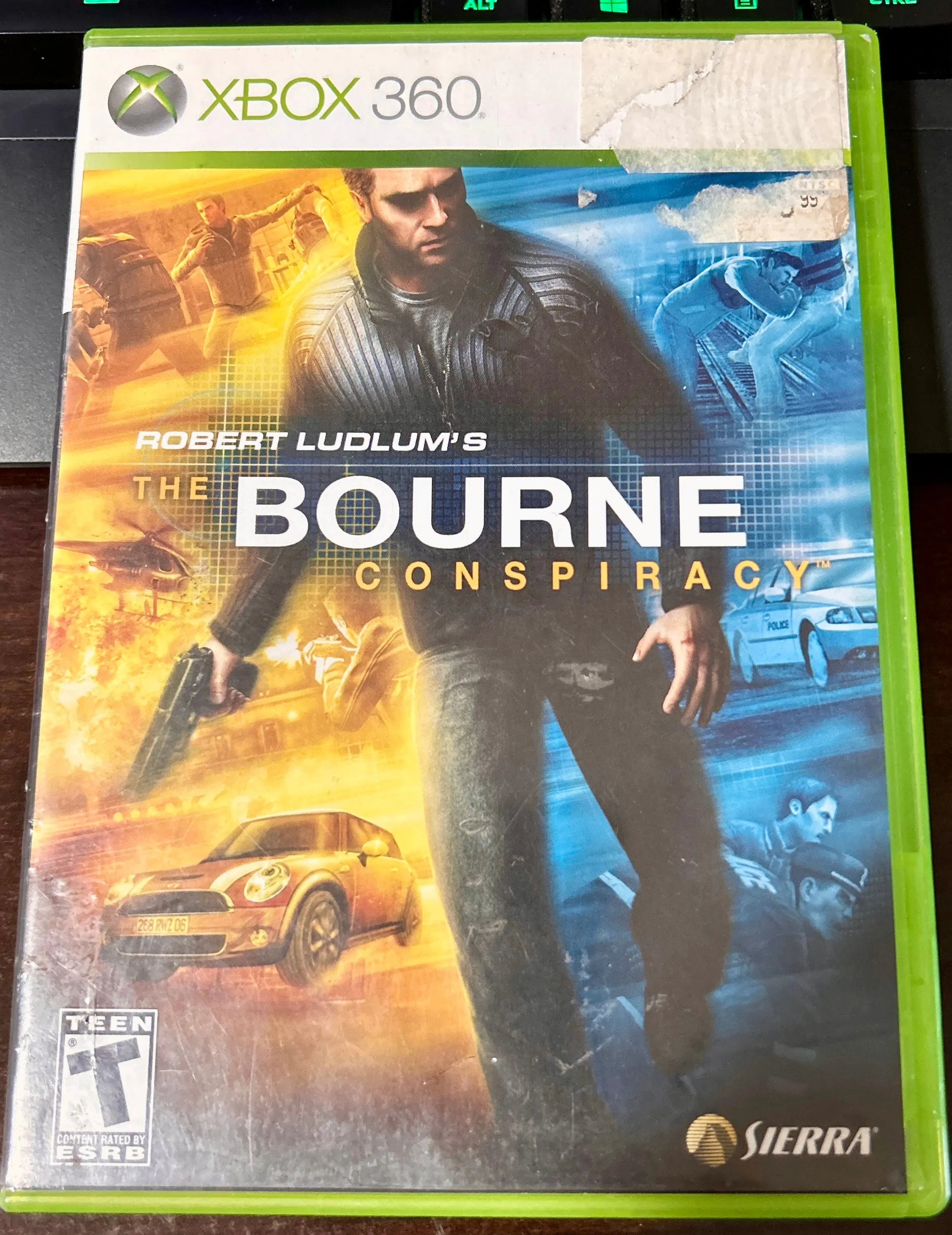 Product image for Xbox 360 - NO GAME Robert Ludlum's The Bourne Conspiracy CASE & MANUAL ONLY