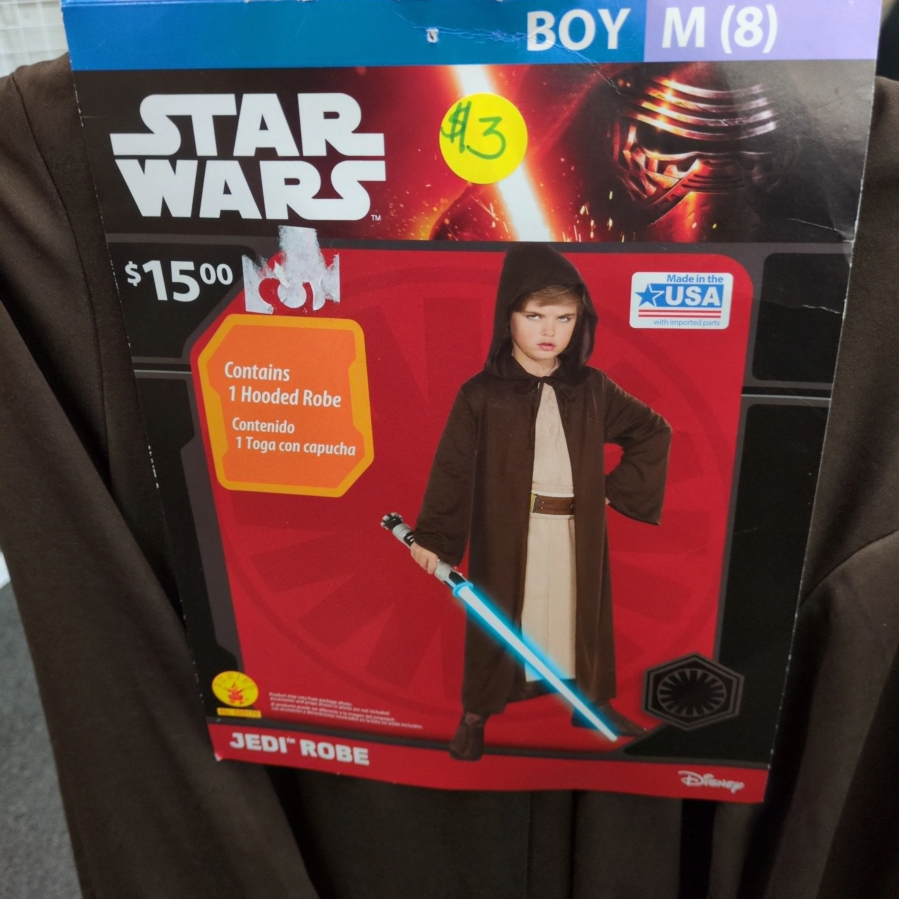 Product image for Jedi Robe Halloween Costume Dress Up Size 8 Boys