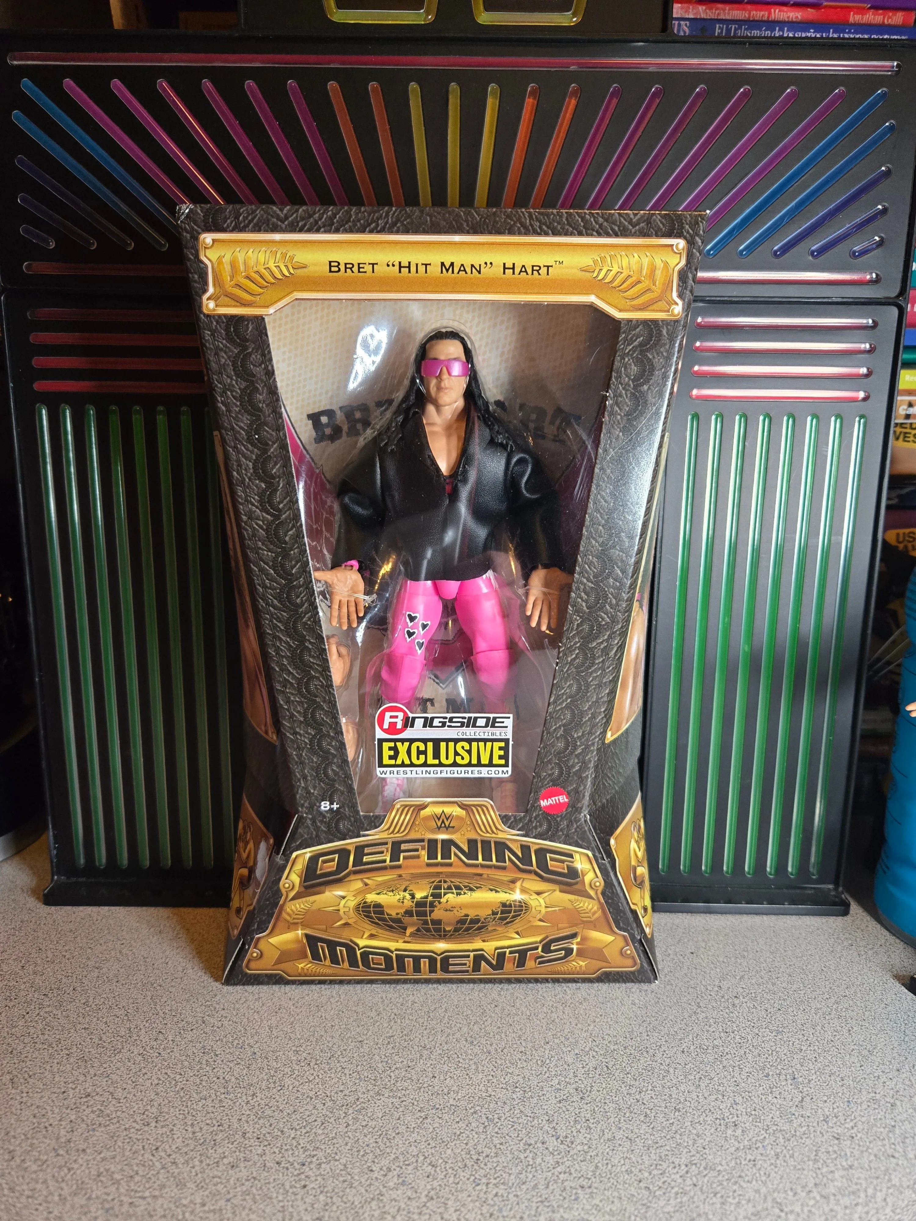 Product image for WWE Elite Collection Defining Moments Bret "Hit Man" Hart Mattel 