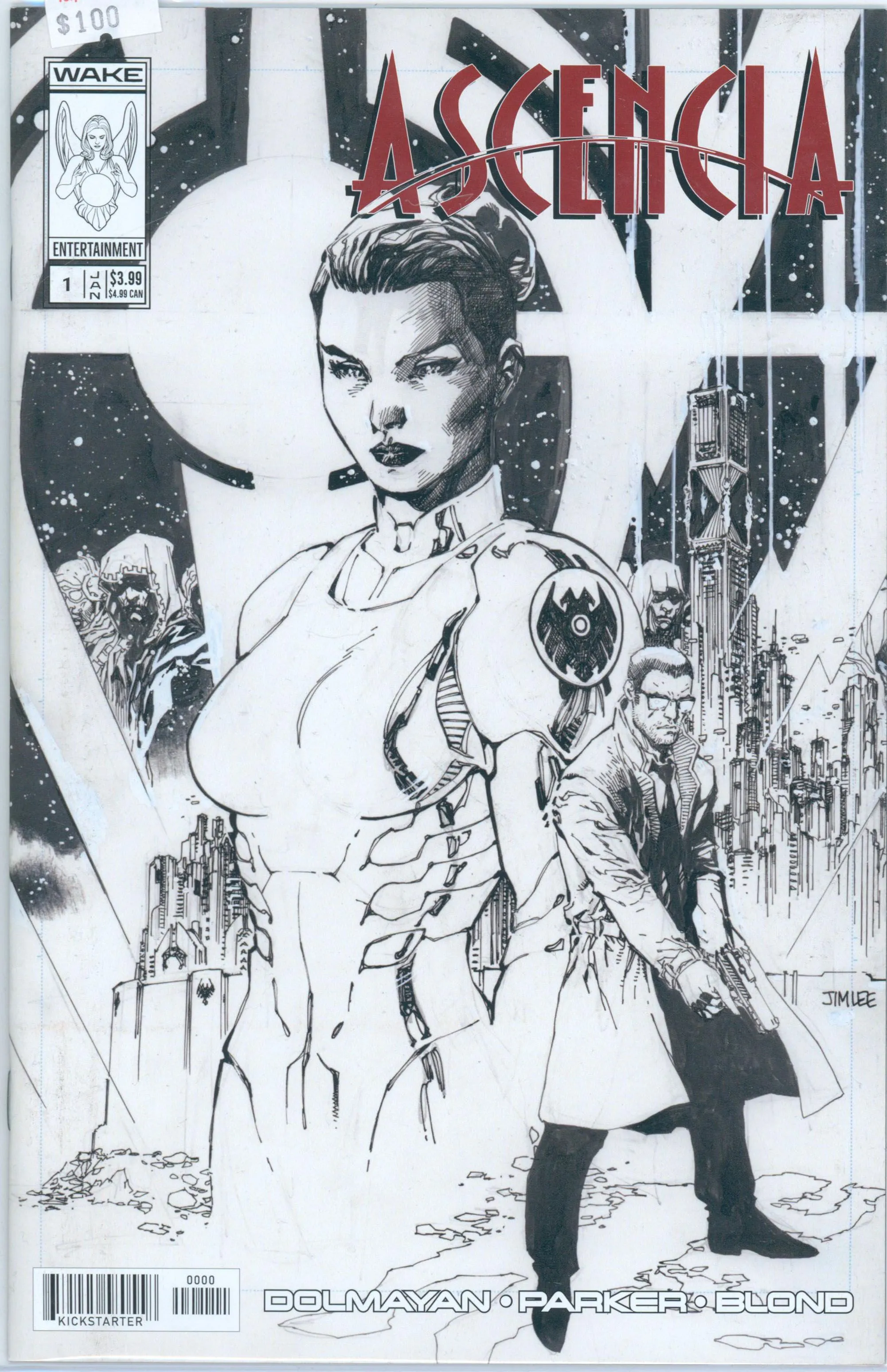 Product image for Ascencia #1 Kickstarter Edition (John Dolmayan Writer) (Jim Lee Cover)