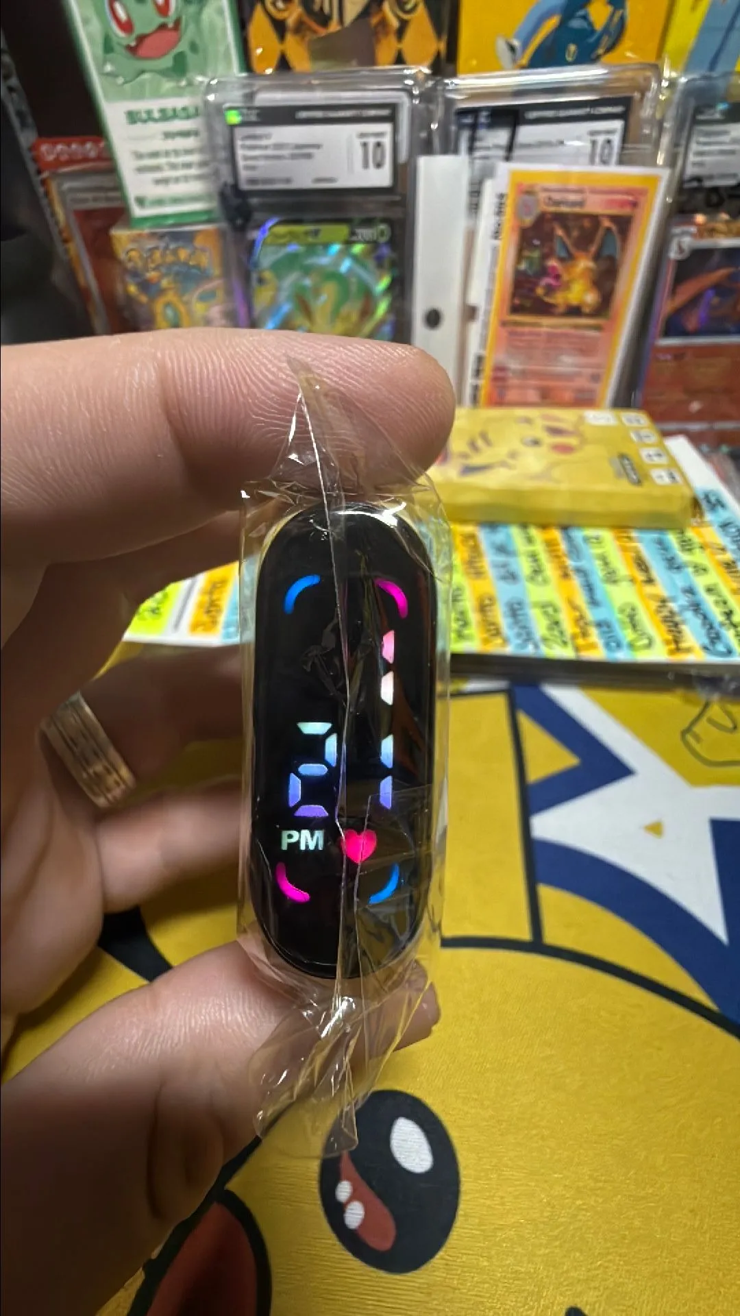 Product image for Yellow Digital Spyduck watch
