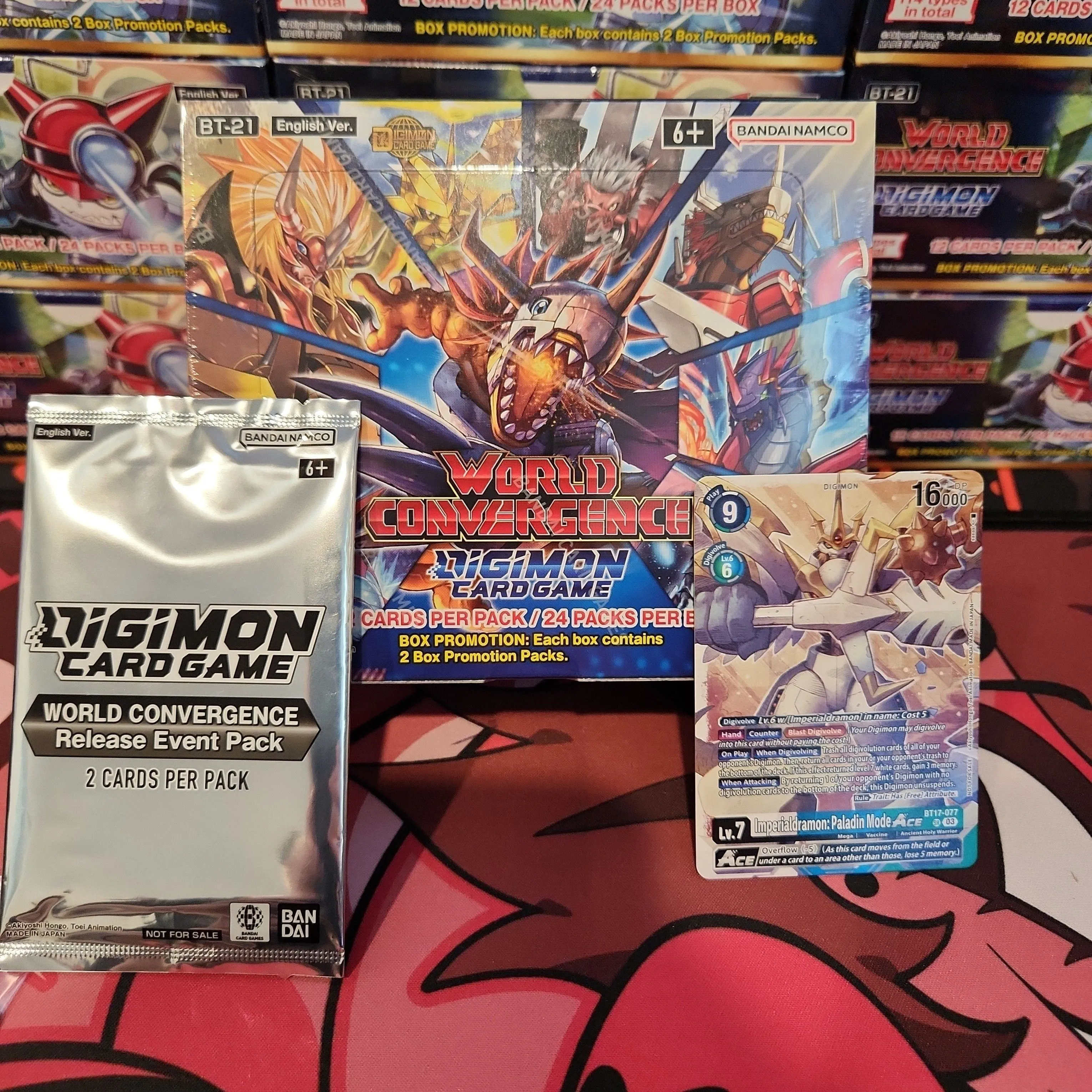 bt21 booster box Amazon.com: Bandai | Digimon: World Convergence (BT21) Booster Display |  Trading Card Game | Ages 6+ | 2 Players main image 1