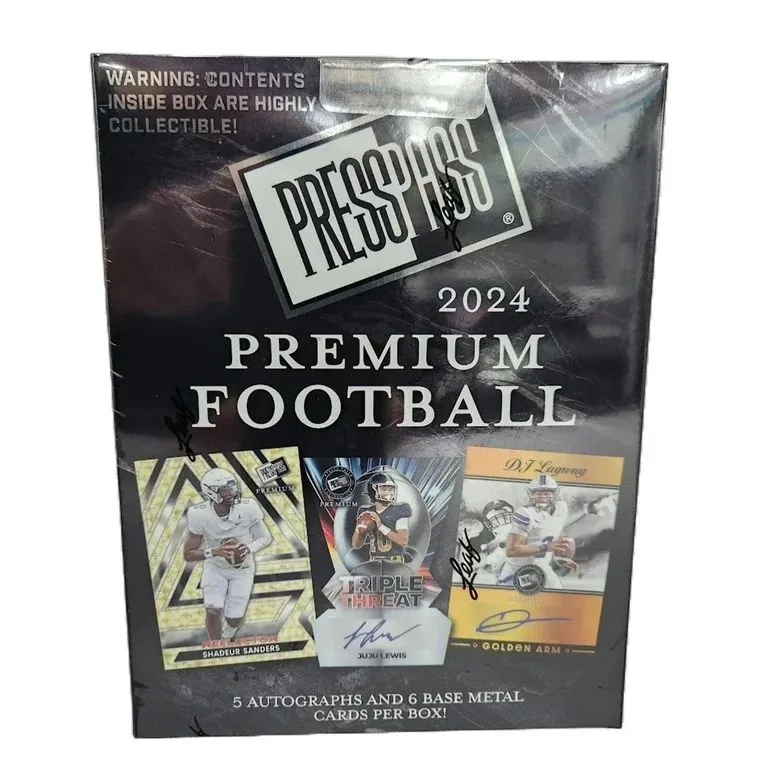 Product image for 2024 Leaf Press Pass Premium Football Hobby Box