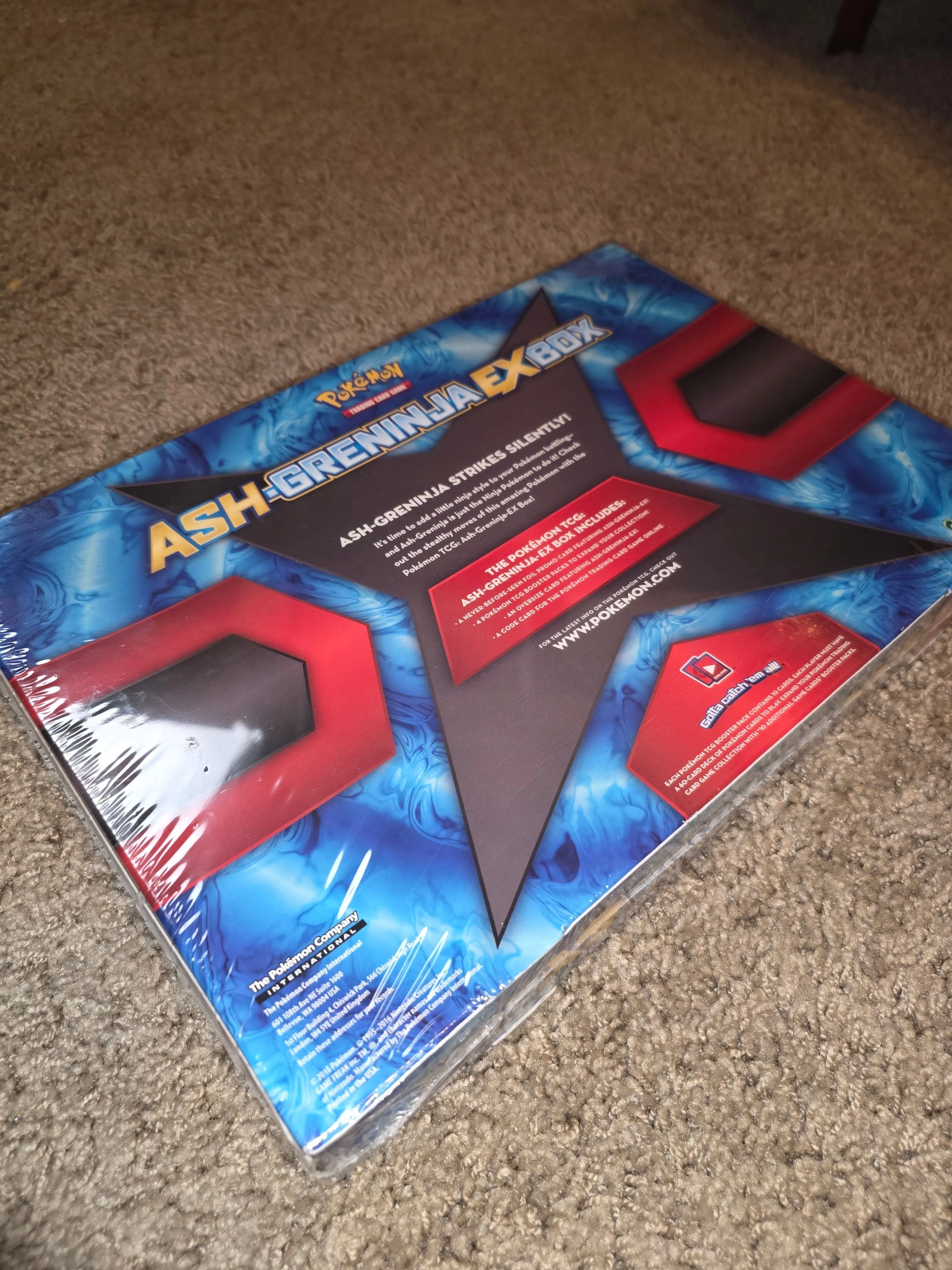 ash greninja pokemon card box XY: Fates Collide