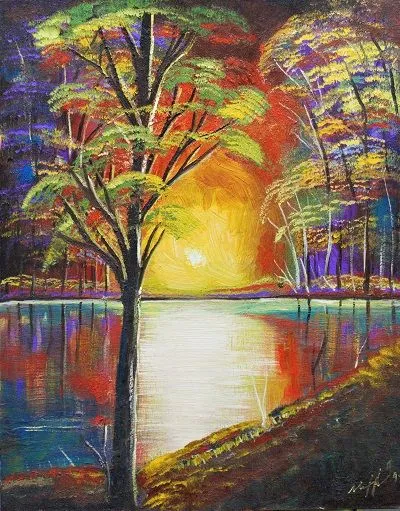 Product image for Sunrise at the Lake