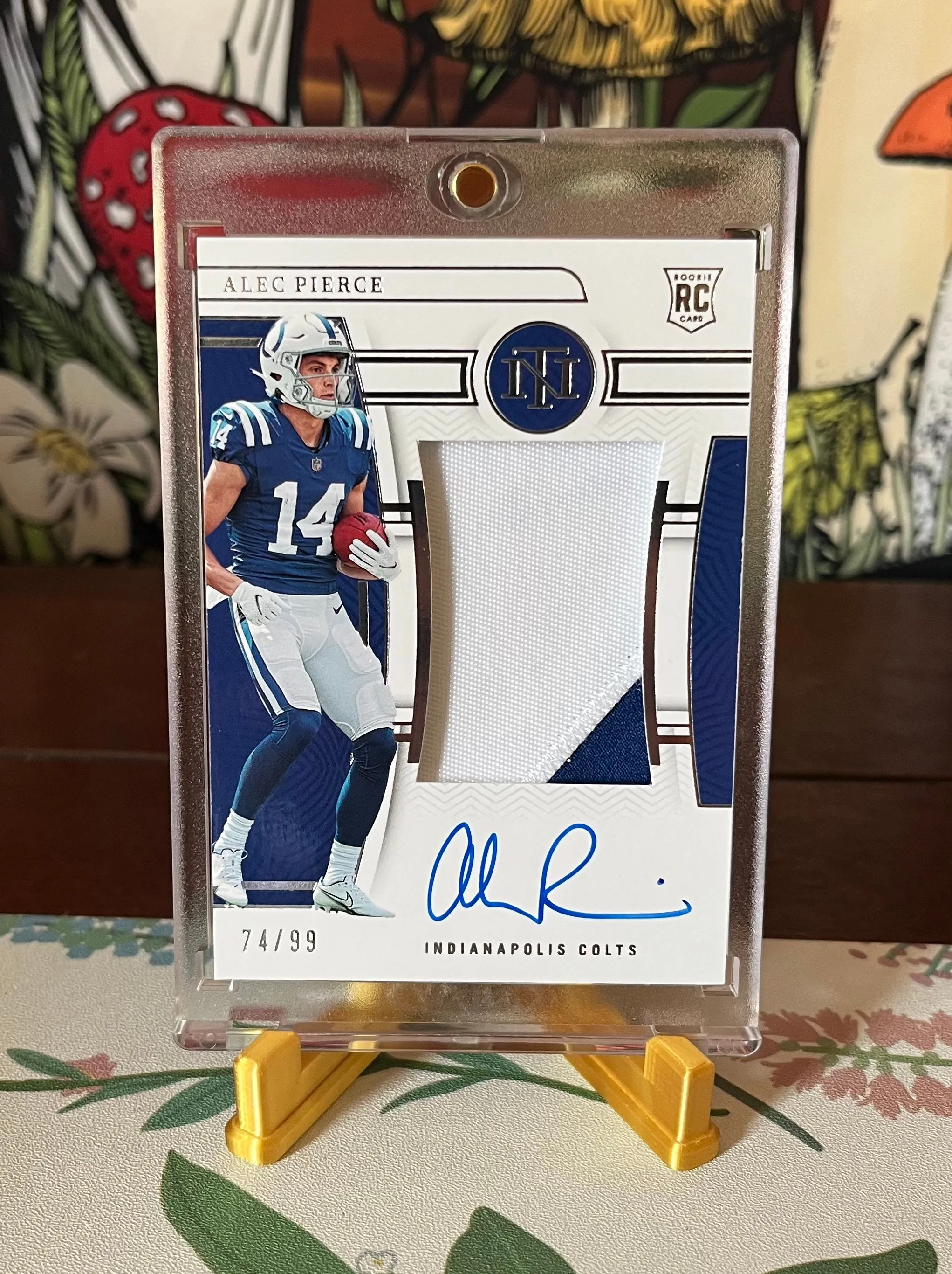 Product image for 2022 Panini National Treasures - Rookie Patch Autographs #179 Alec Pierce /99...