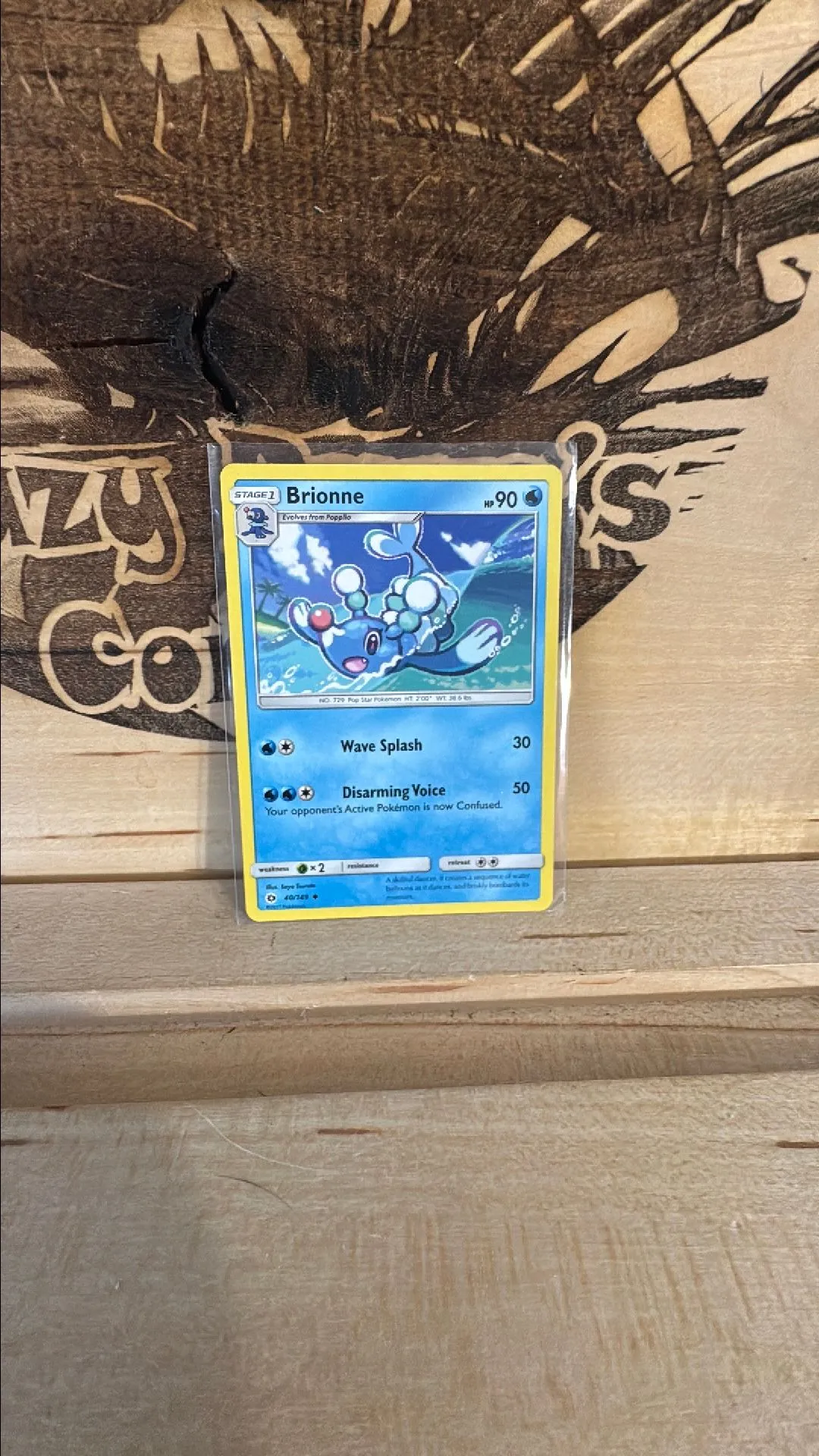 brionne pokemon card 2017 Brionne Pokemon Card Sun & Moon Base Set #40/149 BB