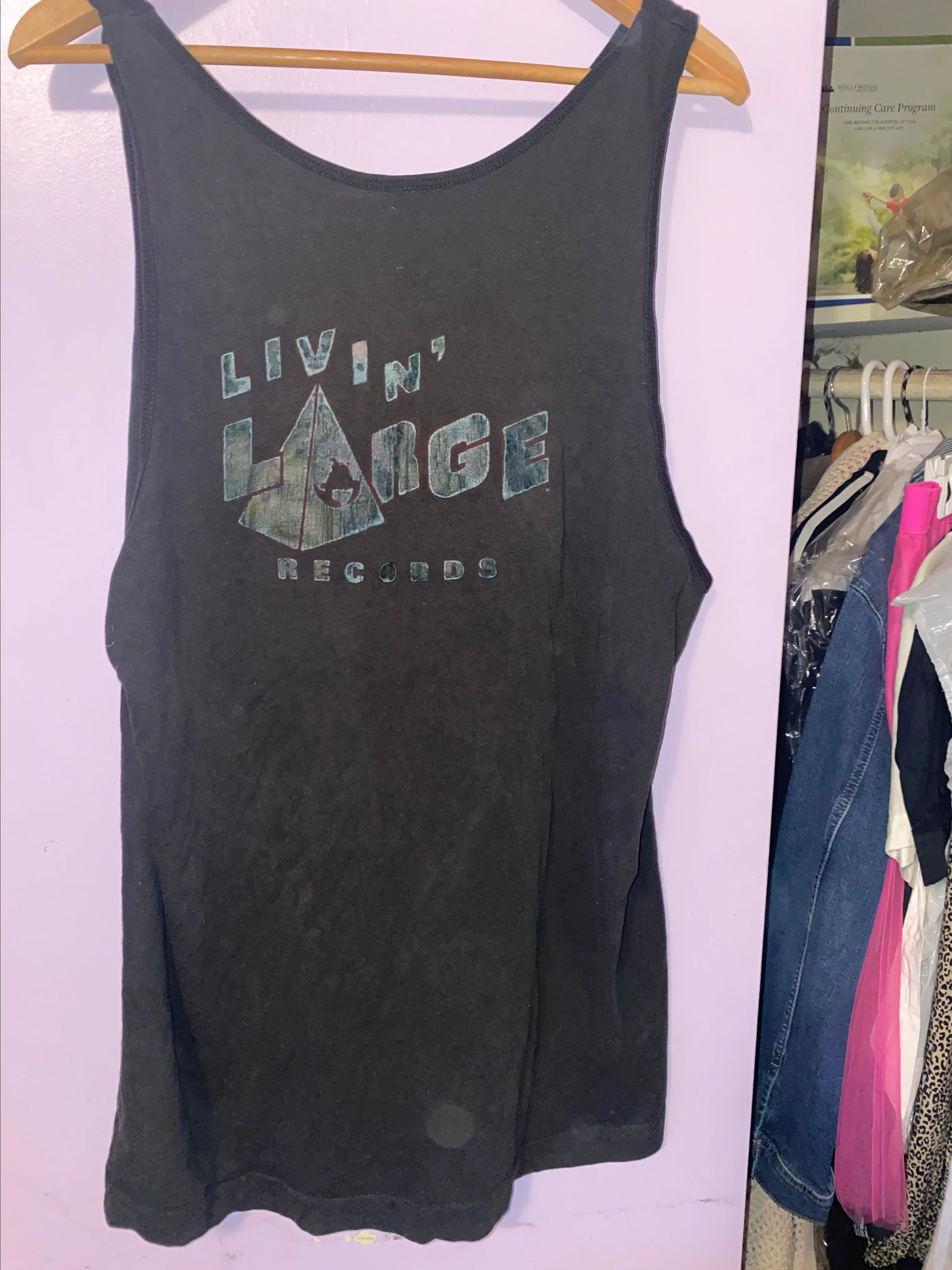 Product image for Livin large records we aint taking no sh tshirt used size xl