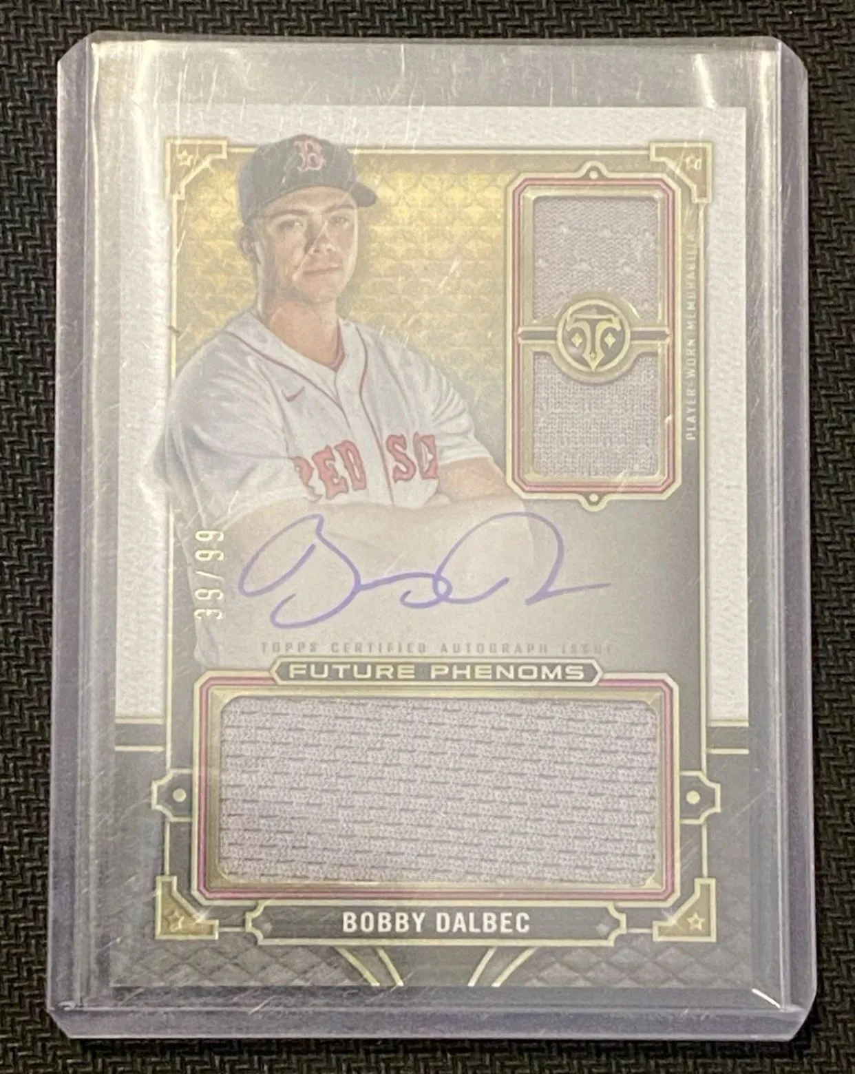 Product image for Bobby Dalbec Auto Relic /99