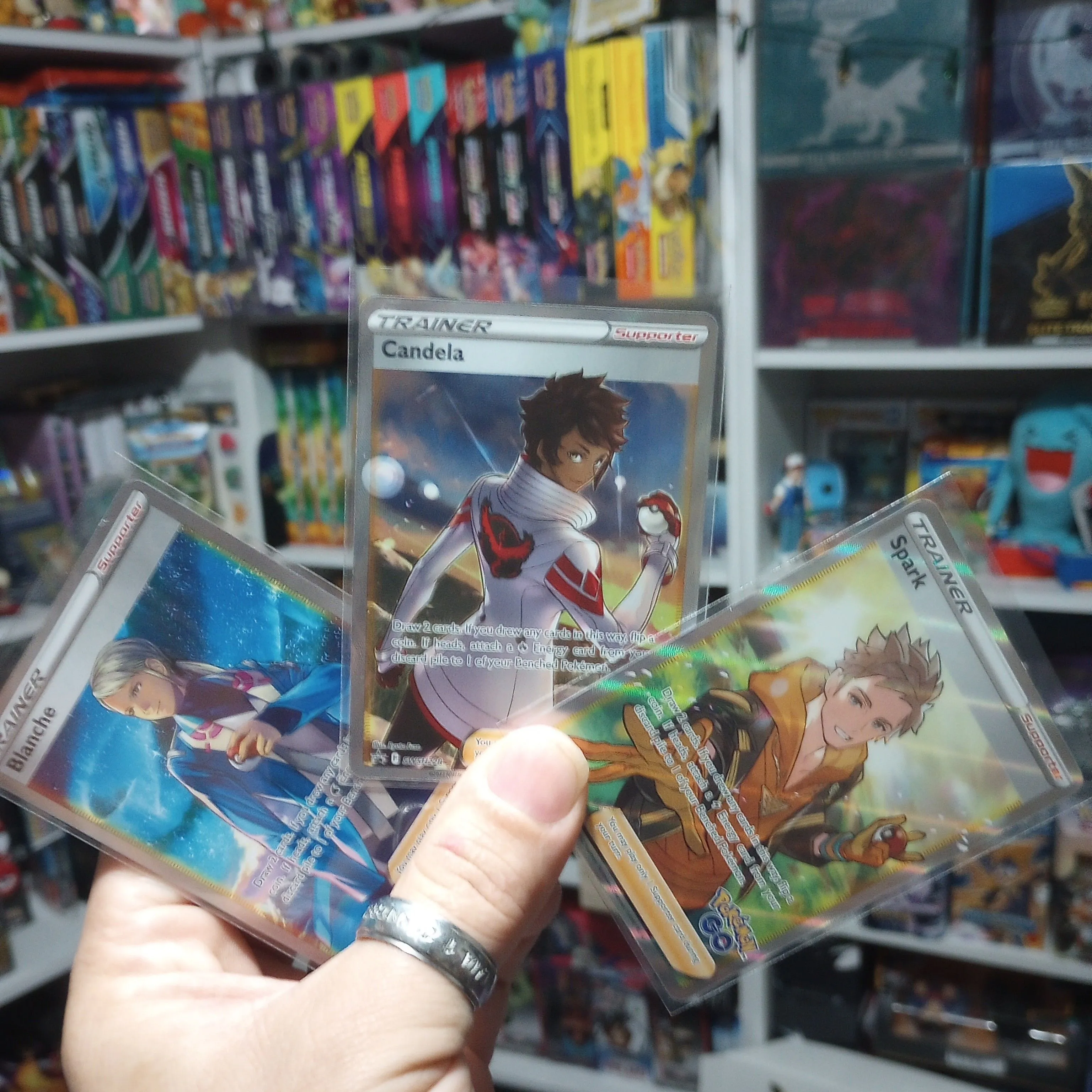 Product image for pokemon go full art trainer promos