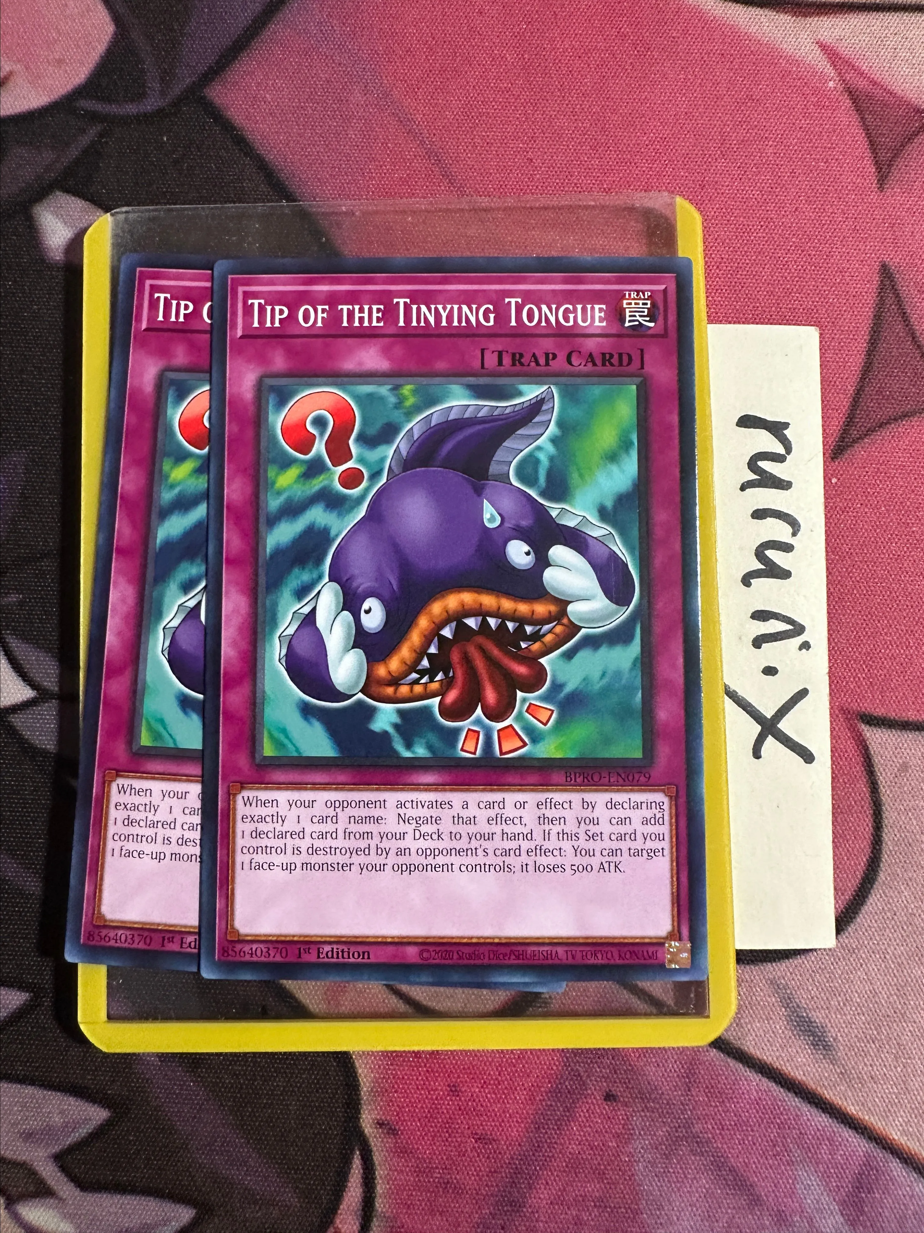 2x Yugioh Tip of the Tinying Tongue BPRO-EN079 Burst Protocol (BPRO)   Whatnot: Shop, Sell, Connect