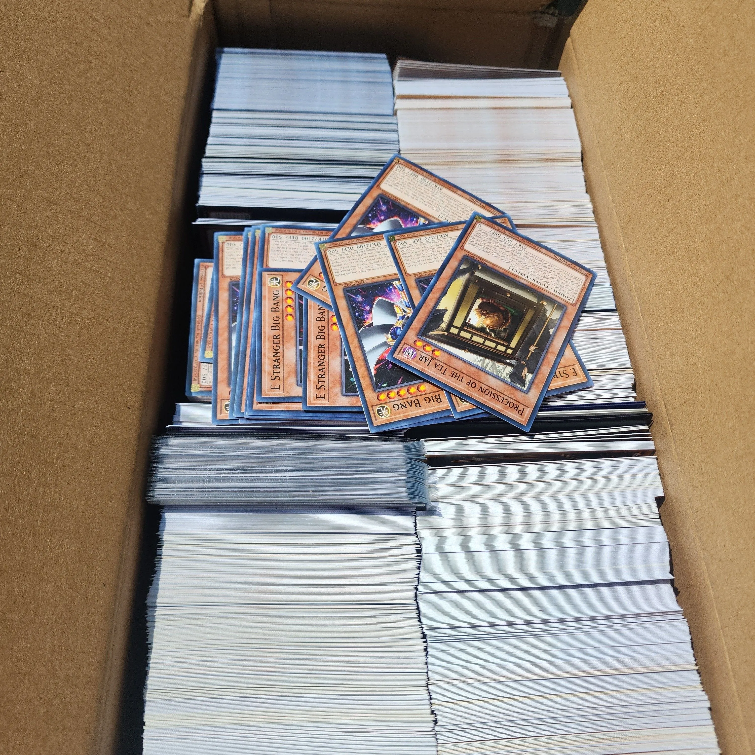 Product image for Box of Yugioh cards!