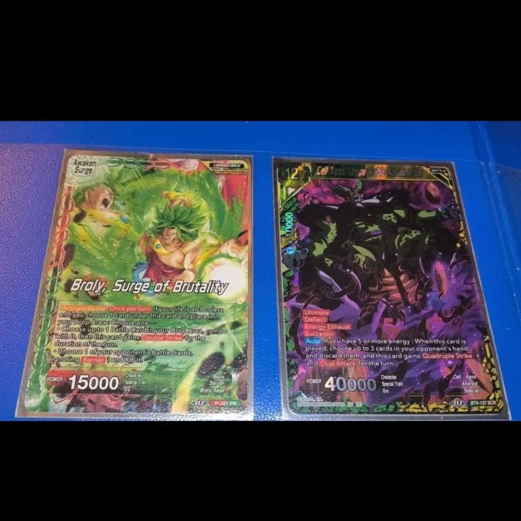 Product image for awesome dragon Ball z cards
