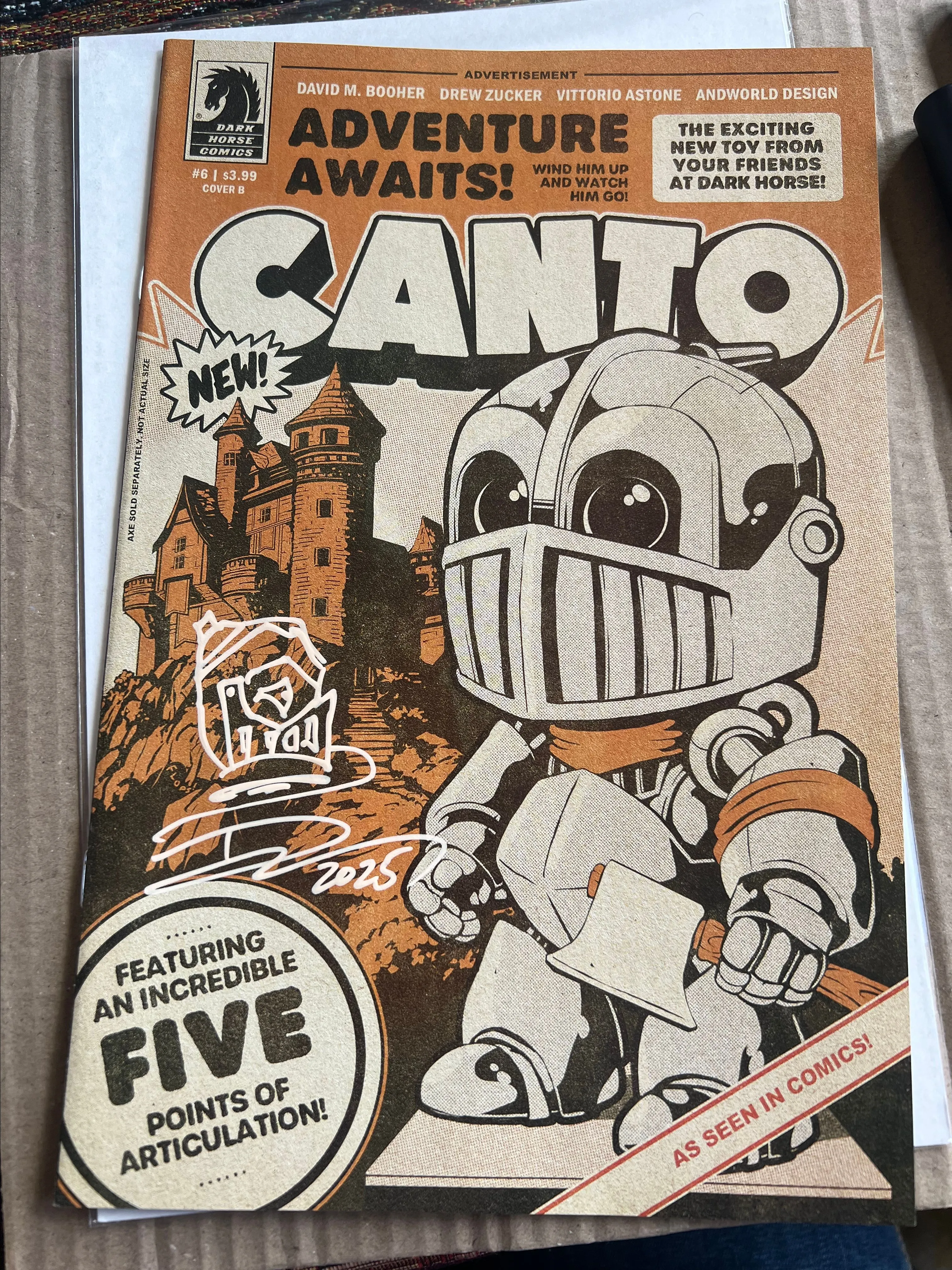 Product image for CANTO: A PLACE LIKE HOME #6 cover B signed & remarqued