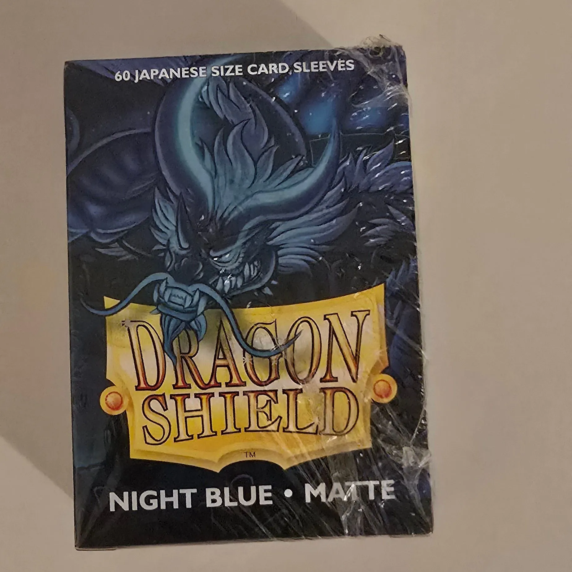 Product image for Dragon Shield Matte Japanese 60 count sleeves night blue