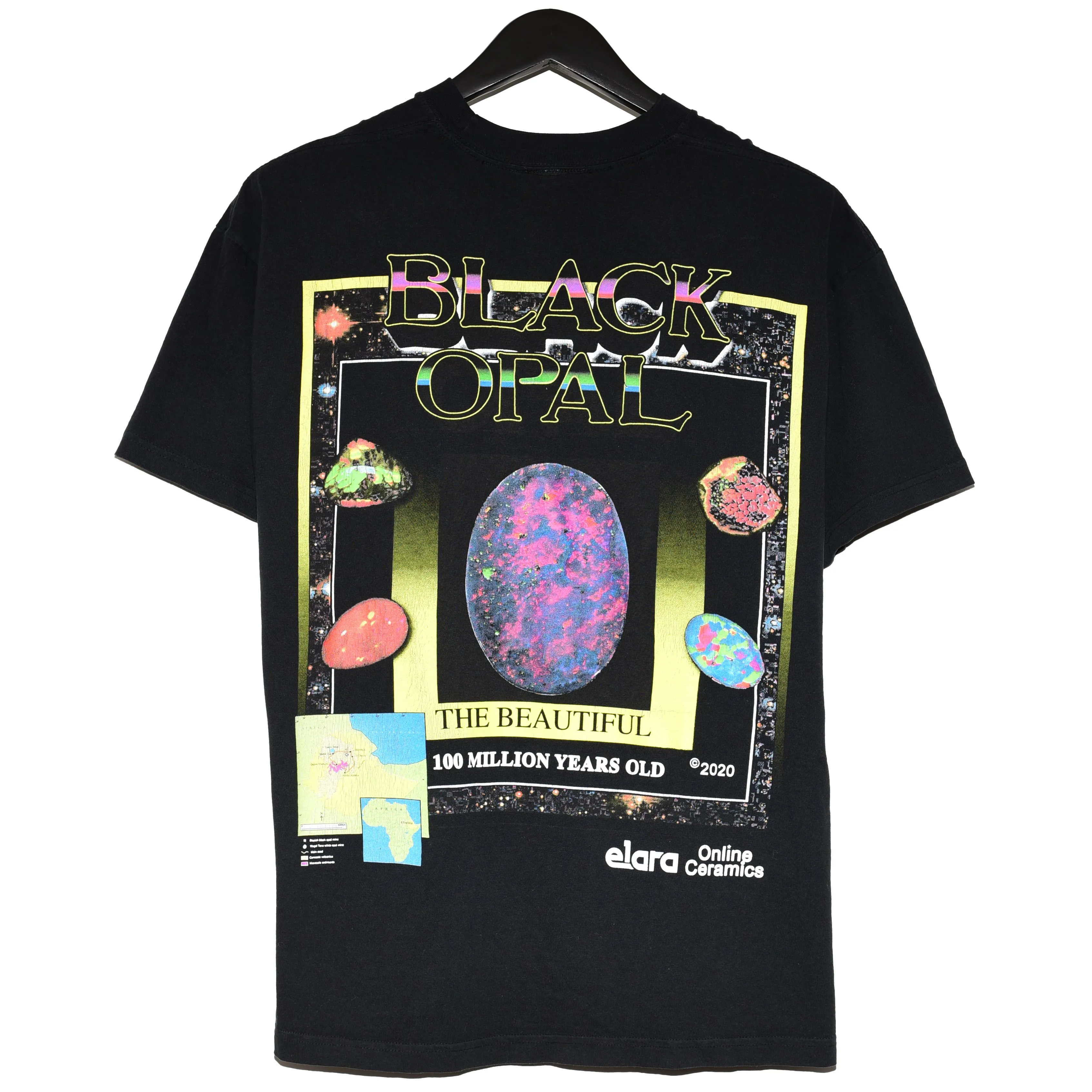 Product image for Online Ceramics Uncut Gems 'Black Opal' Tee 
