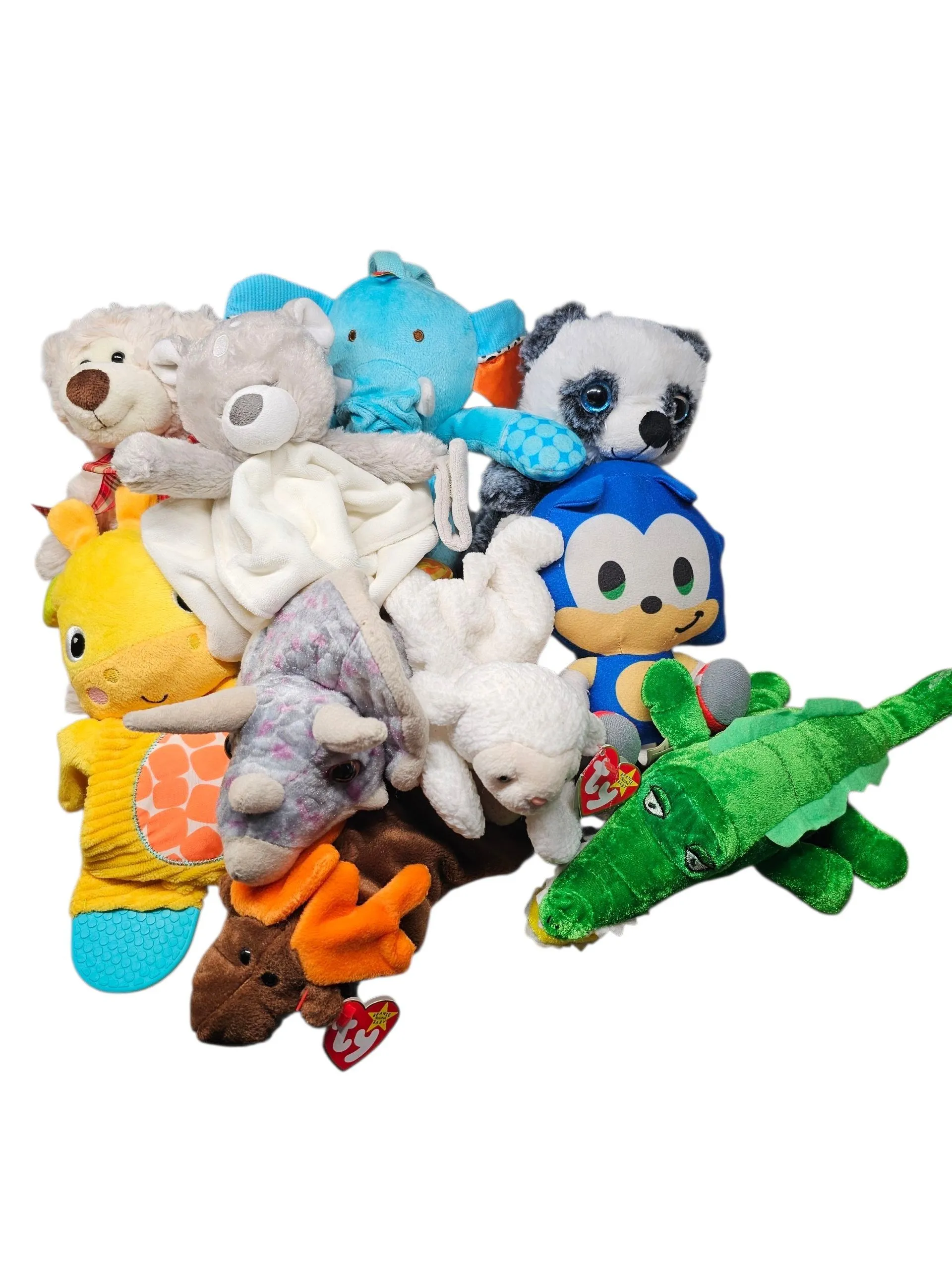 Product image for Lot of 10 Plush Stuffed Animals