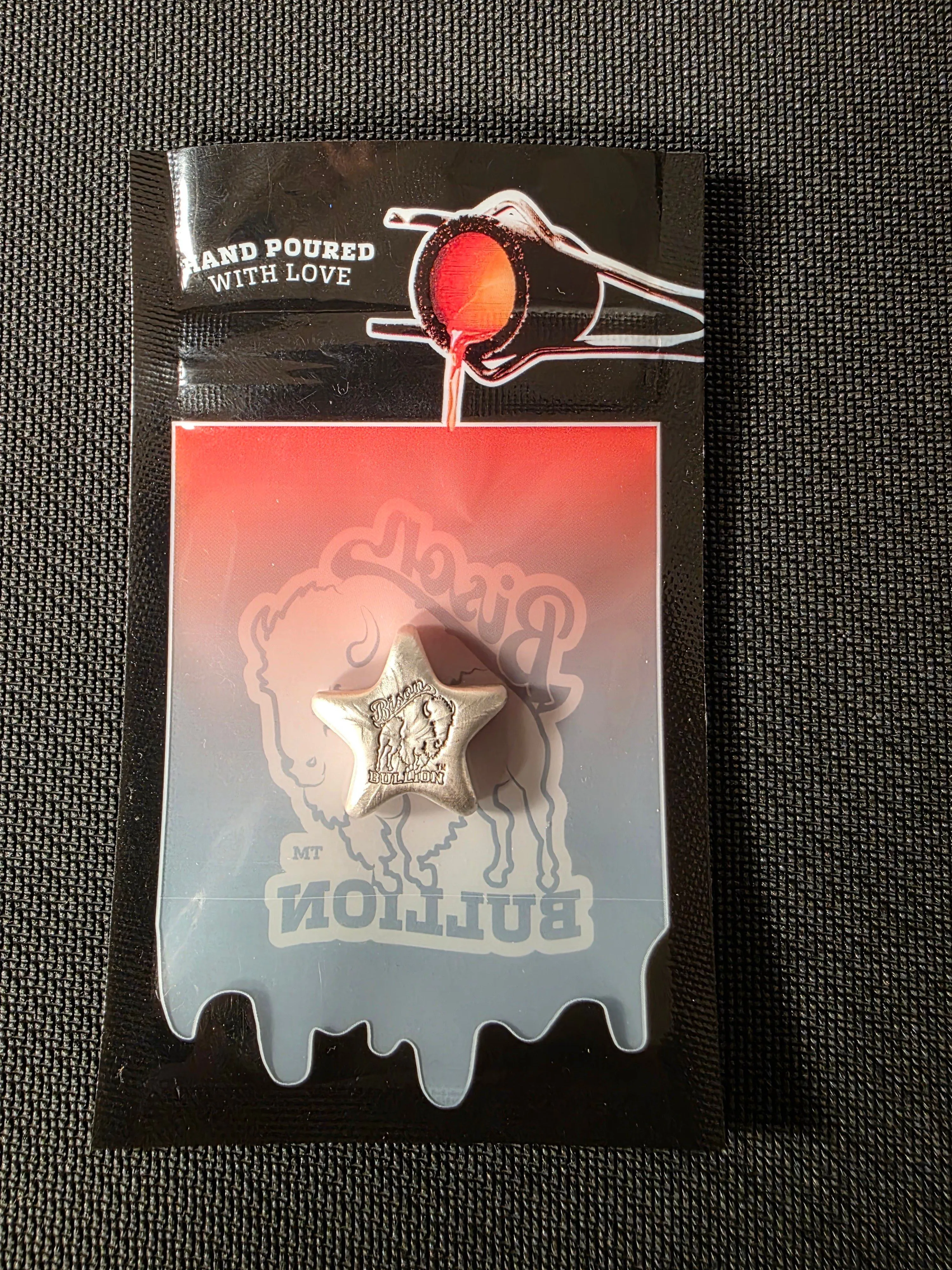 Product image for Bison Bullion 1/2oz Star Silver Pour