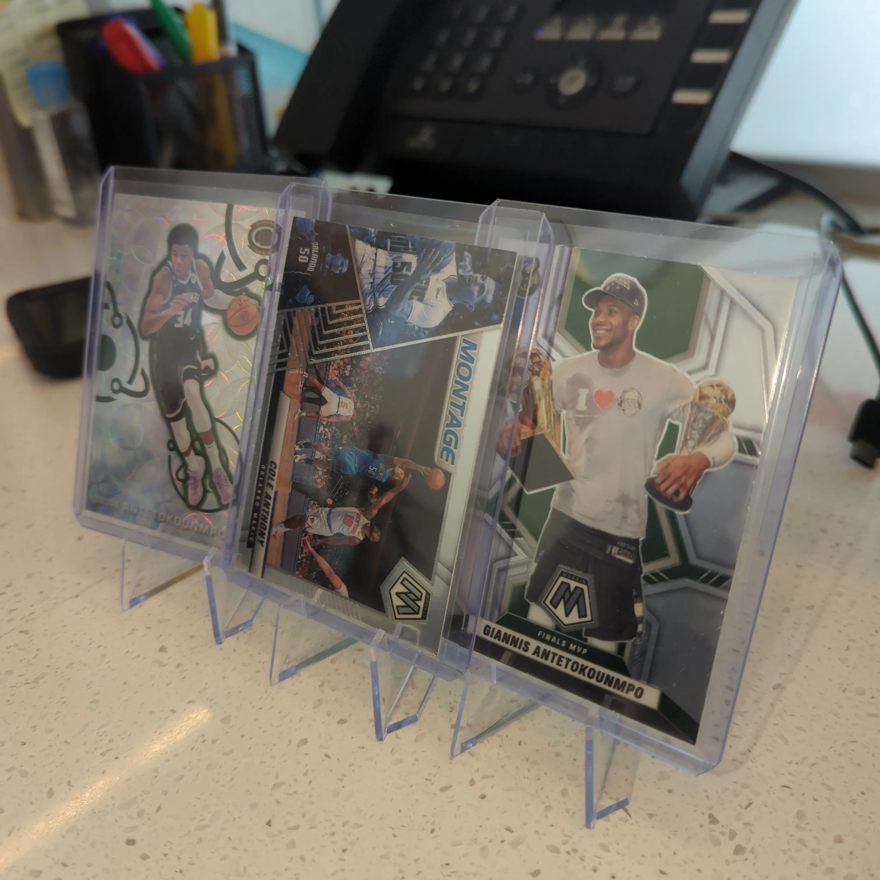 Product image for 3 Card Lot Giannis Antetokounmpo and Cole Anthony