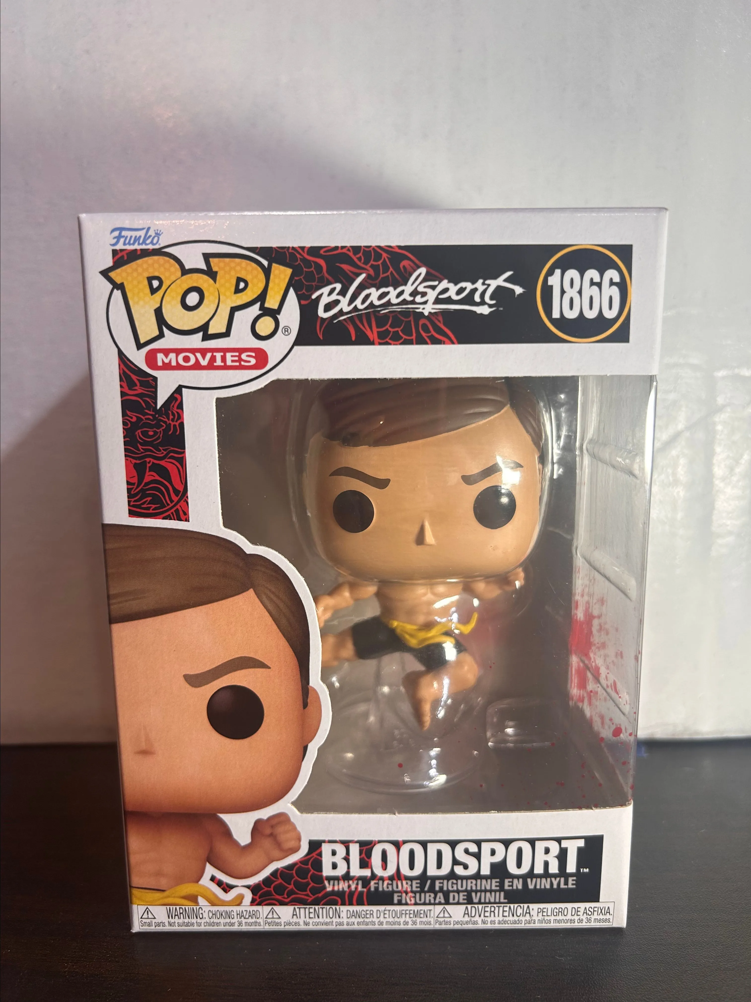 Product image for Bloodsport Movies Jean Claude Van Damme Funko Pop 1866 With Protector
