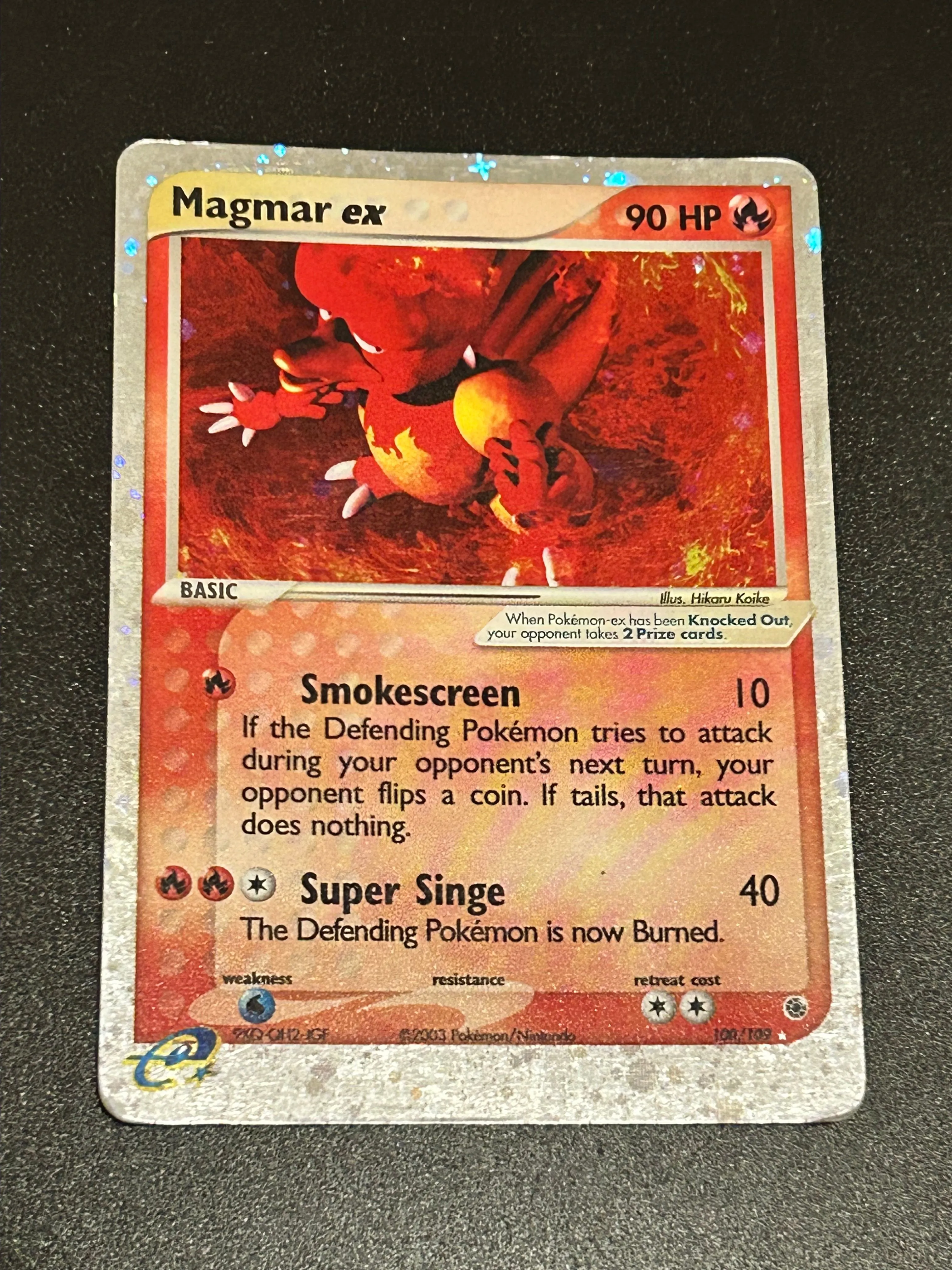Product image for Magmar ex 100 Ruby Sapphire Holo