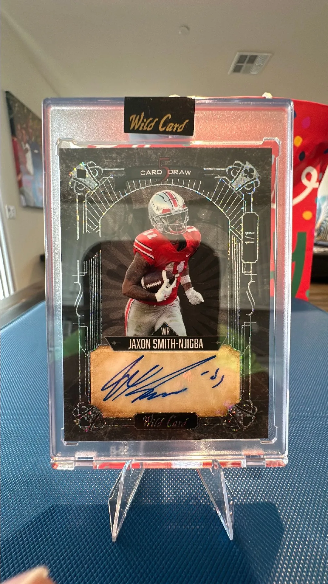 Product image for 2023 Wild Card 5 Card Draw Jaxon Smith-Njigba Rookie Auto 1/1
