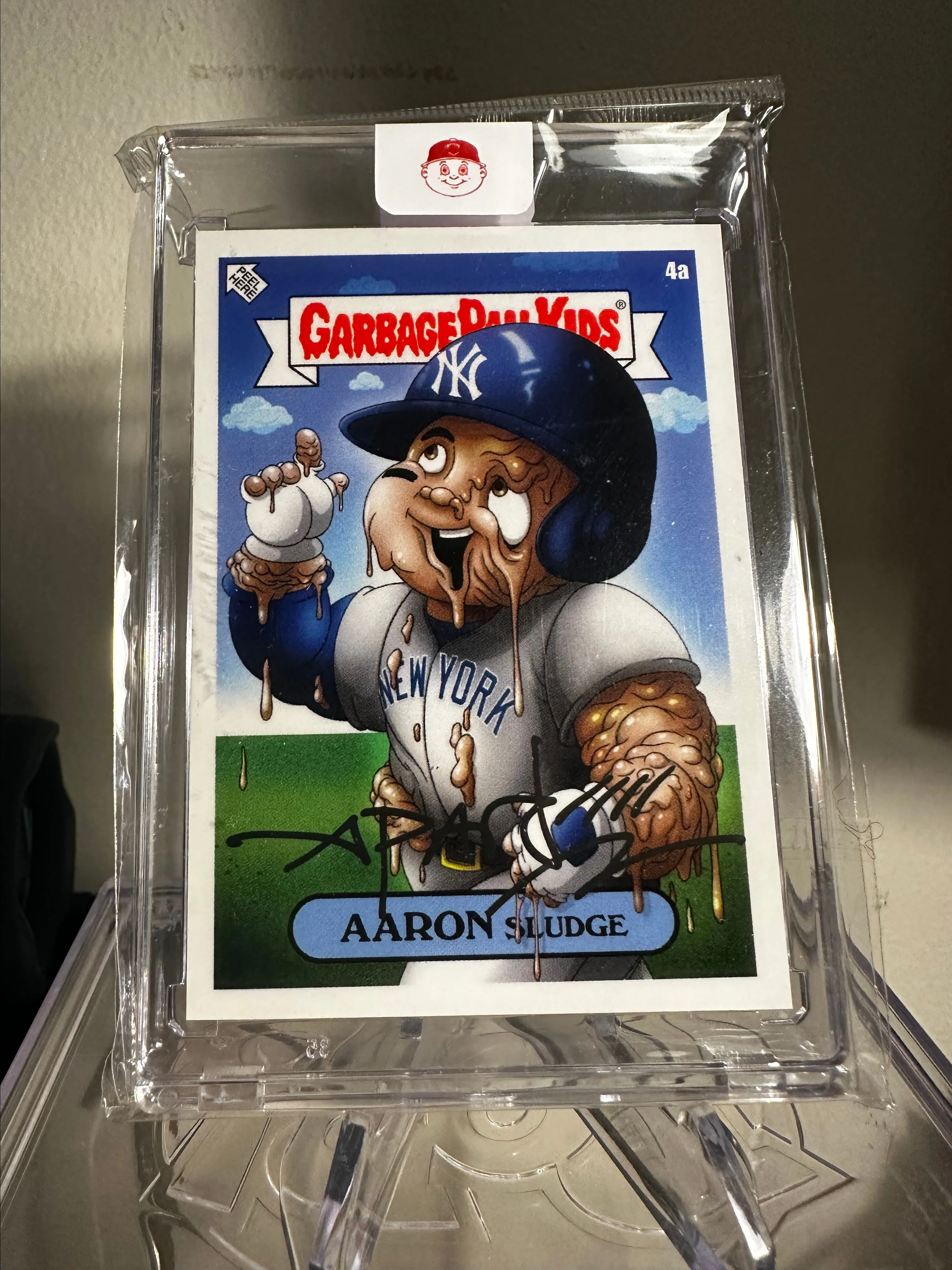 Product image for 2023 Topps GPK MLB Alex Pardee SDCC Autographed Aaron Sludge / Aaron Judge Card