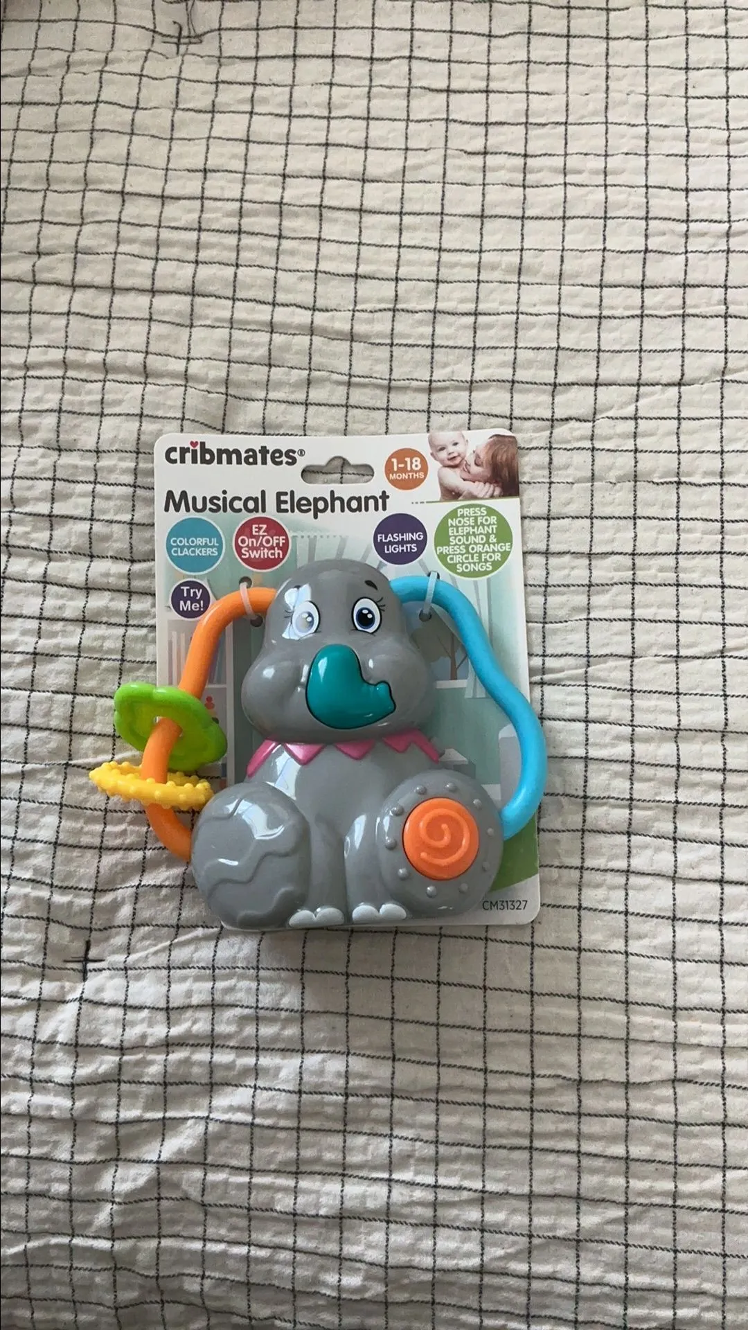 Product image for Cribmates Musical Elephant