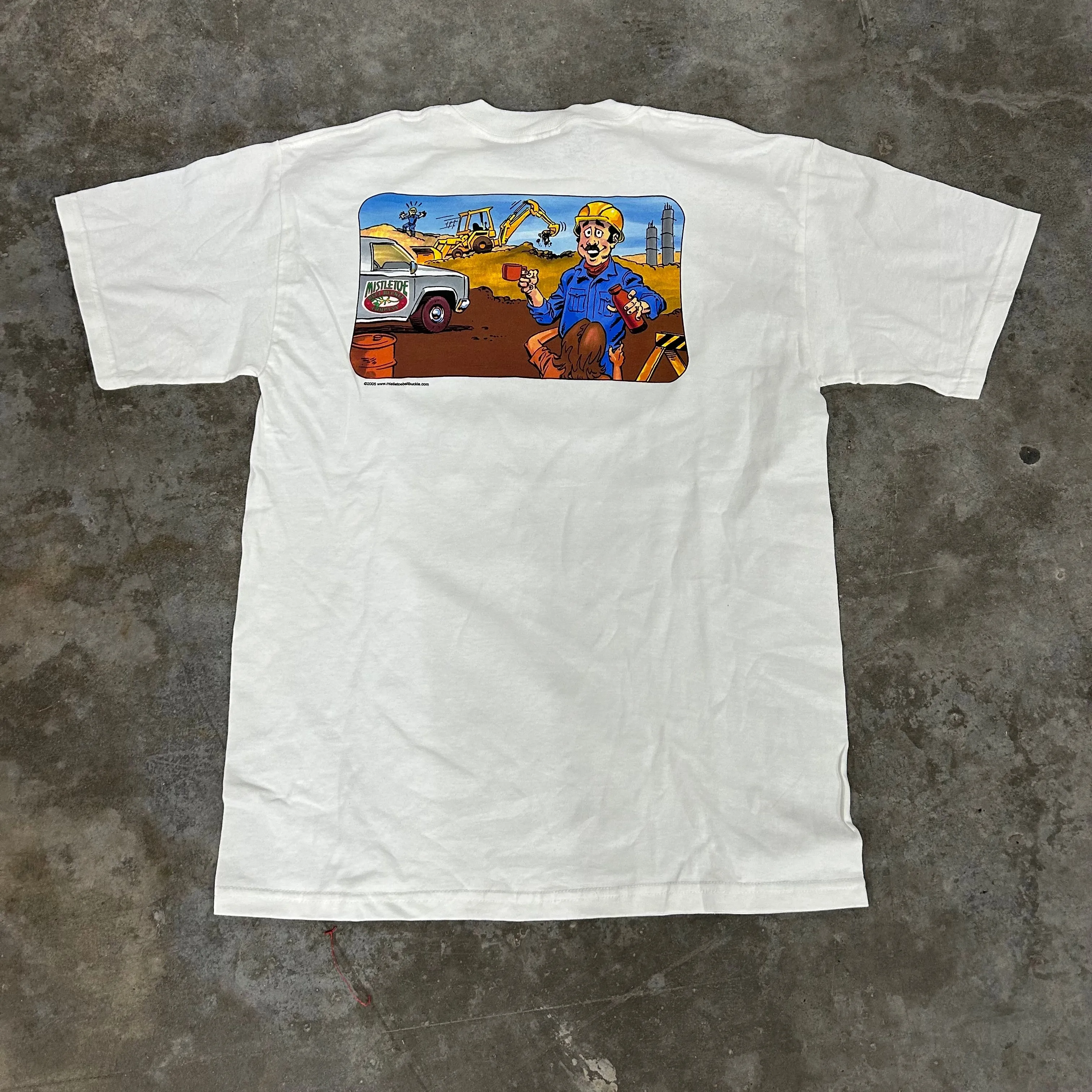 Product image for 2005 MISTLETOE BELT BUCKLE FUNNY SEX TEE MEDIUM