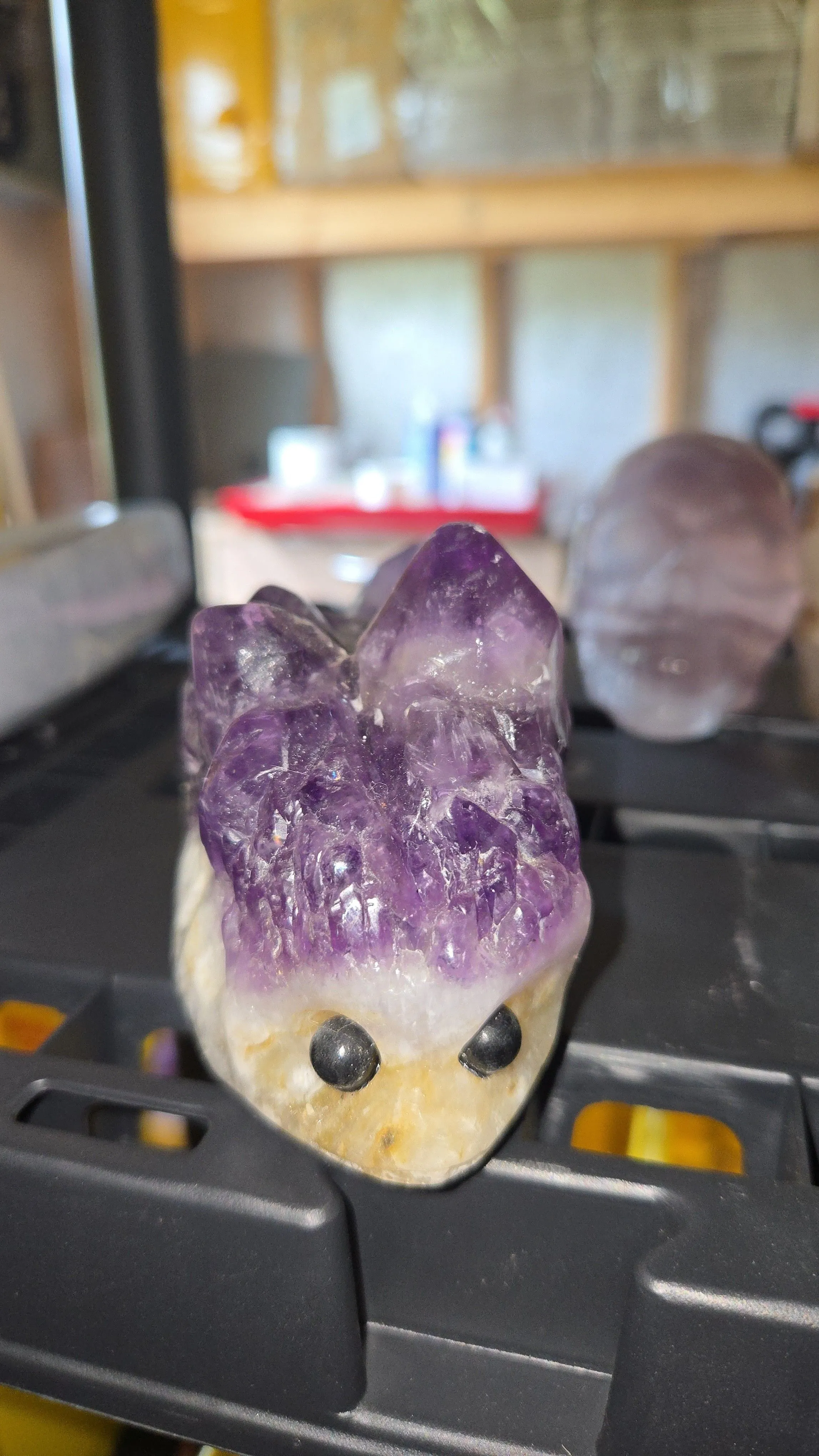 Product image for 1.2lb amethyst cluster hedgehog 