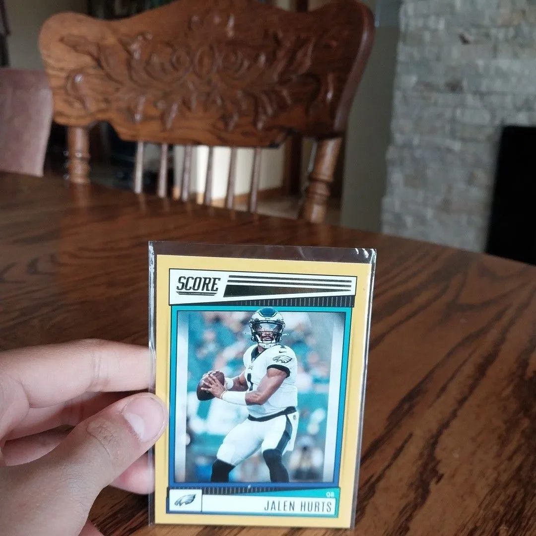 Product image for 2022 Score Jalen Hurts Yellow Parallel