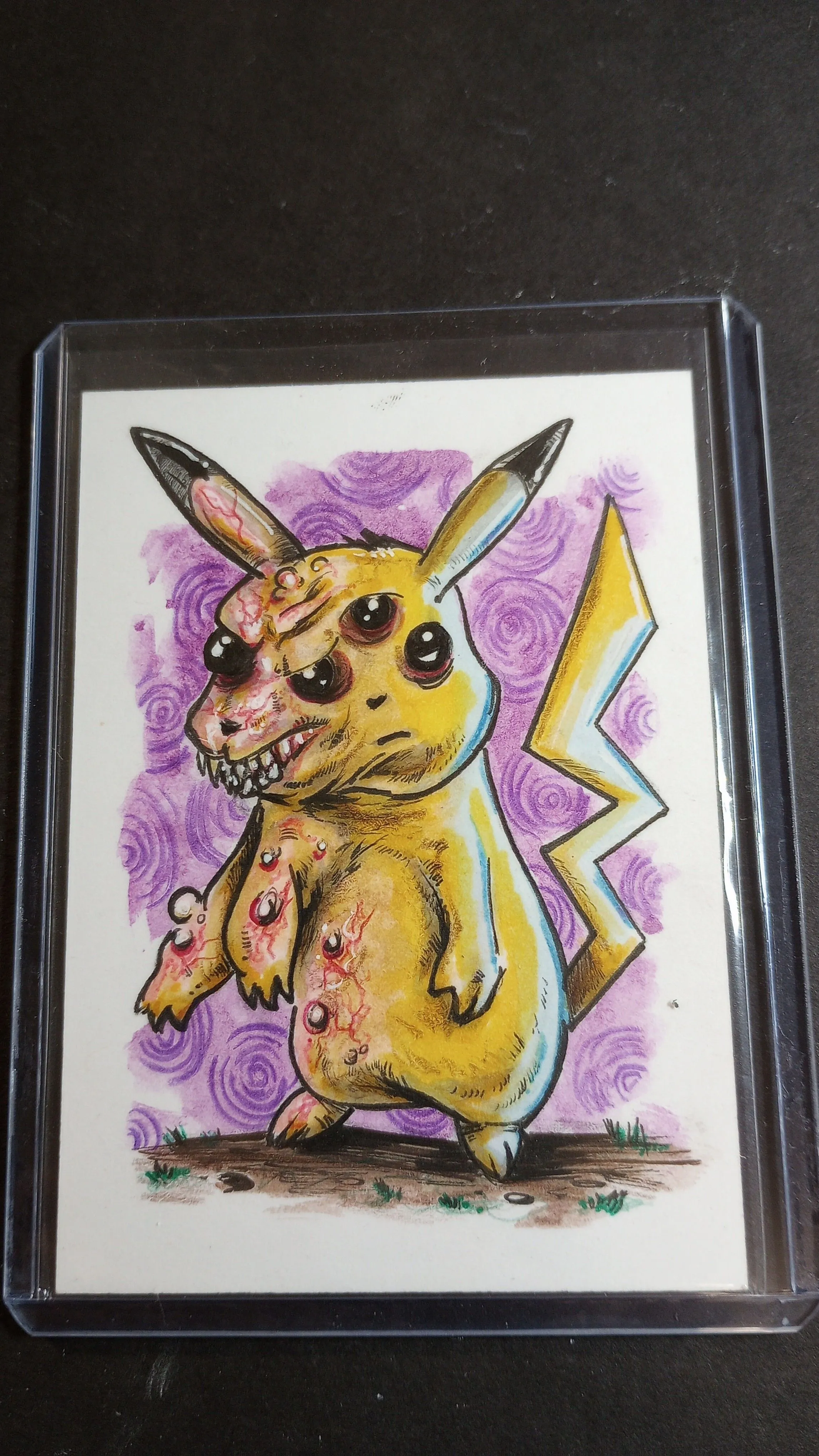 Creepy Pikachu Pokemon - Sketch Card - Horror Art - Anime - Manga -  Halloween - Strange Artwork  Whatnot: Shop, Sell, Connect