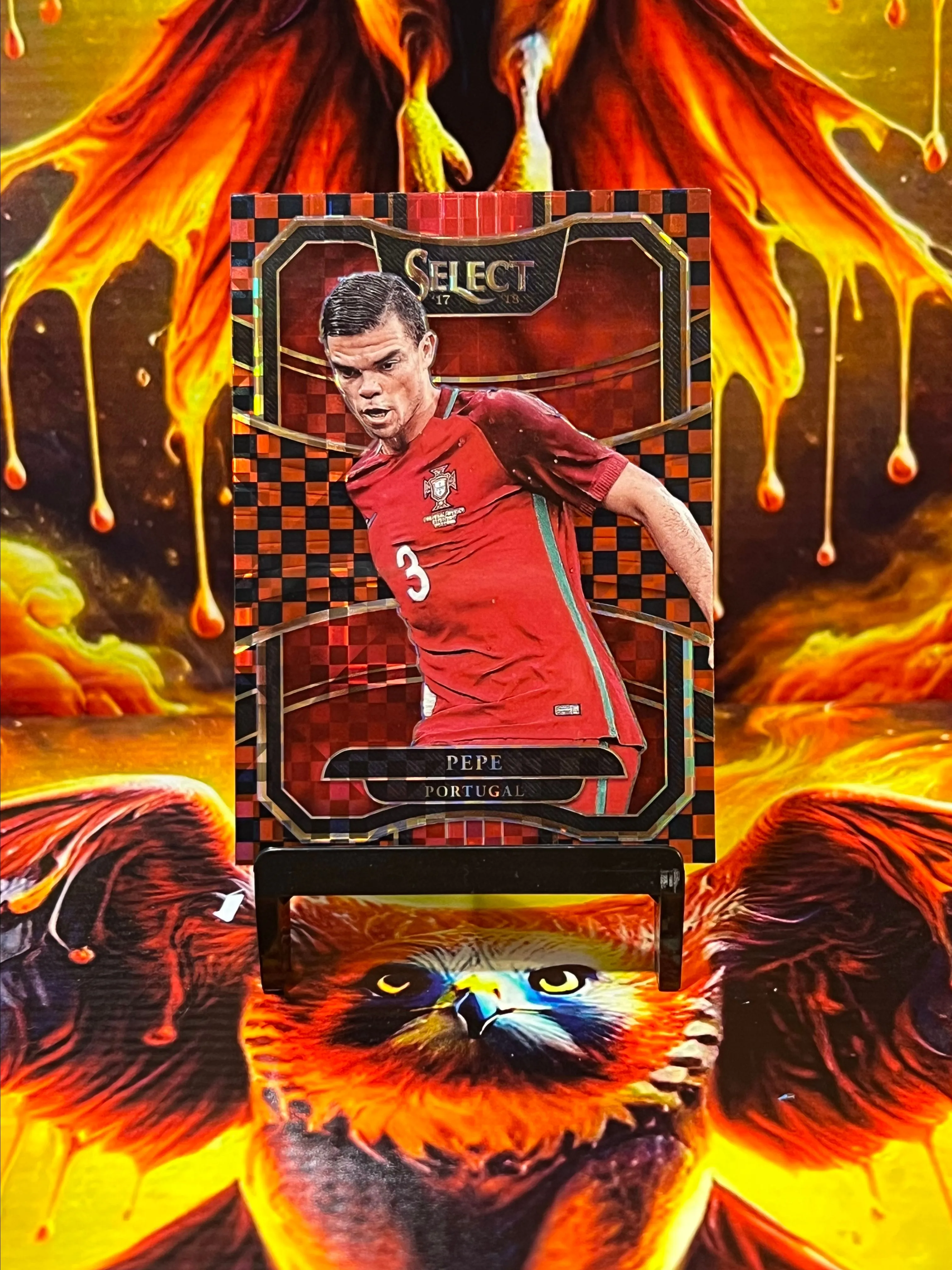 Product image for Pepe red checkerboard
