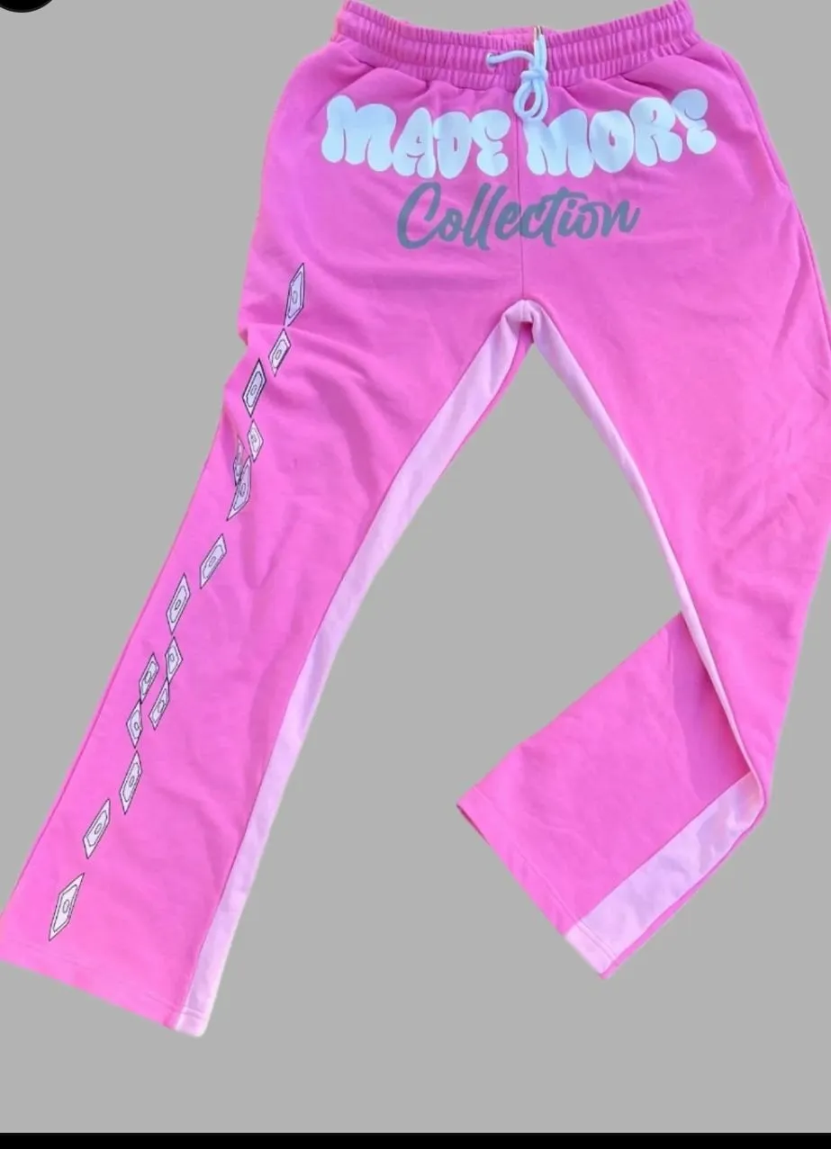 Product image for PINK MADE MORE FLARE PANTS XL