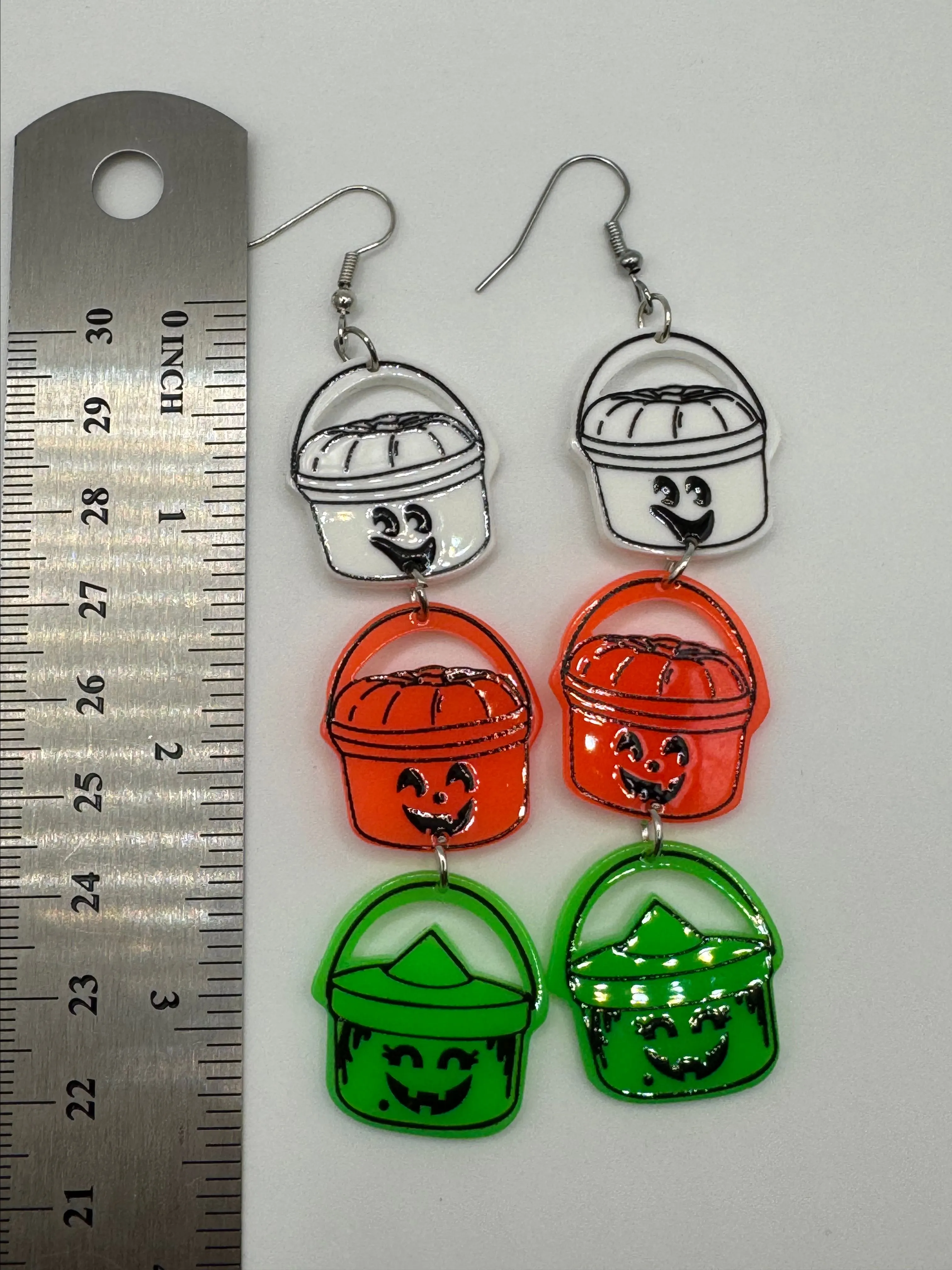 Product image for Holidays Halloween - Old School McDonald's Happy Meal Buckets Earrings