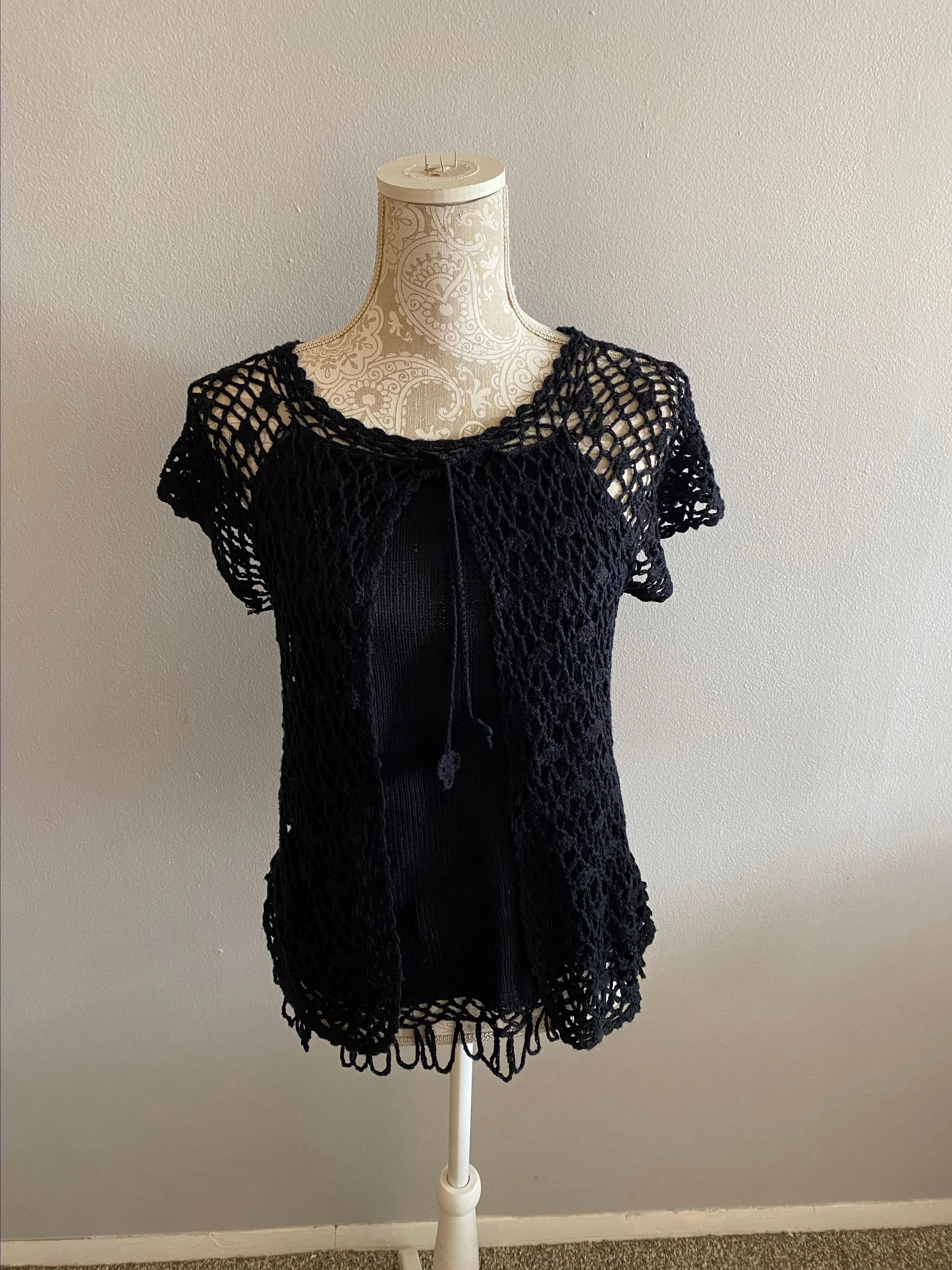 Product image for Crochet Tie Top