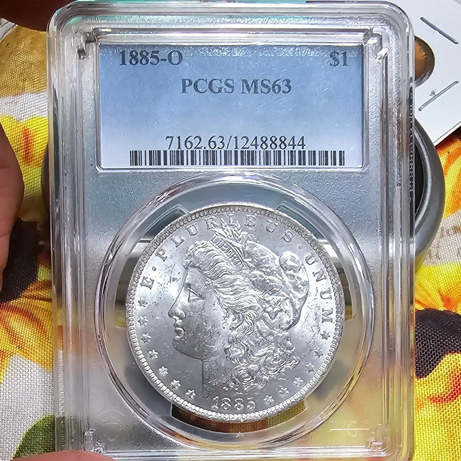Product image for 1885-O MORGAN DOLLAR- PCGS MS-63