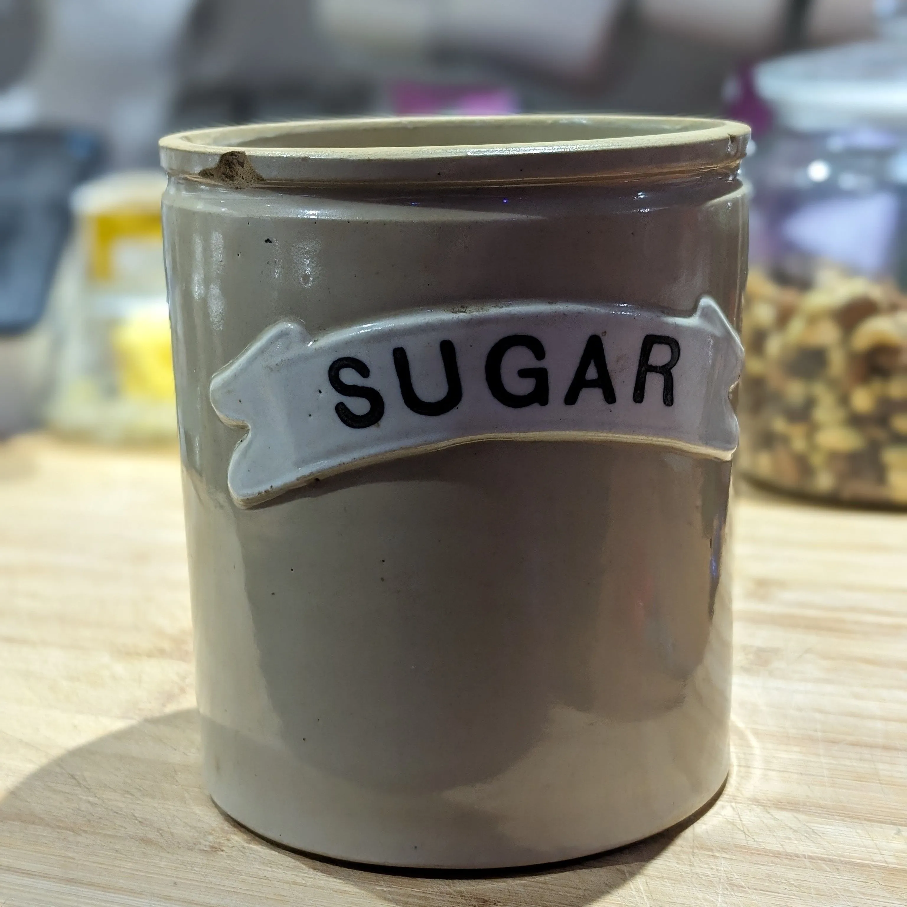 Product image for Sugar Pot No Lid Decorative Vintage