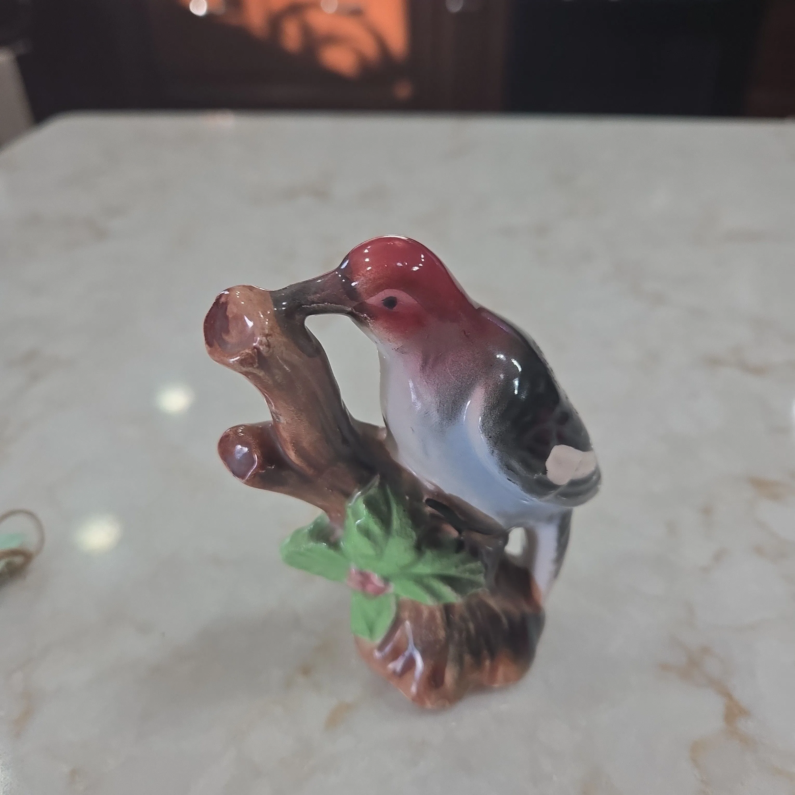 Product image for 3.5" Ceramic Woodpecker Figure 