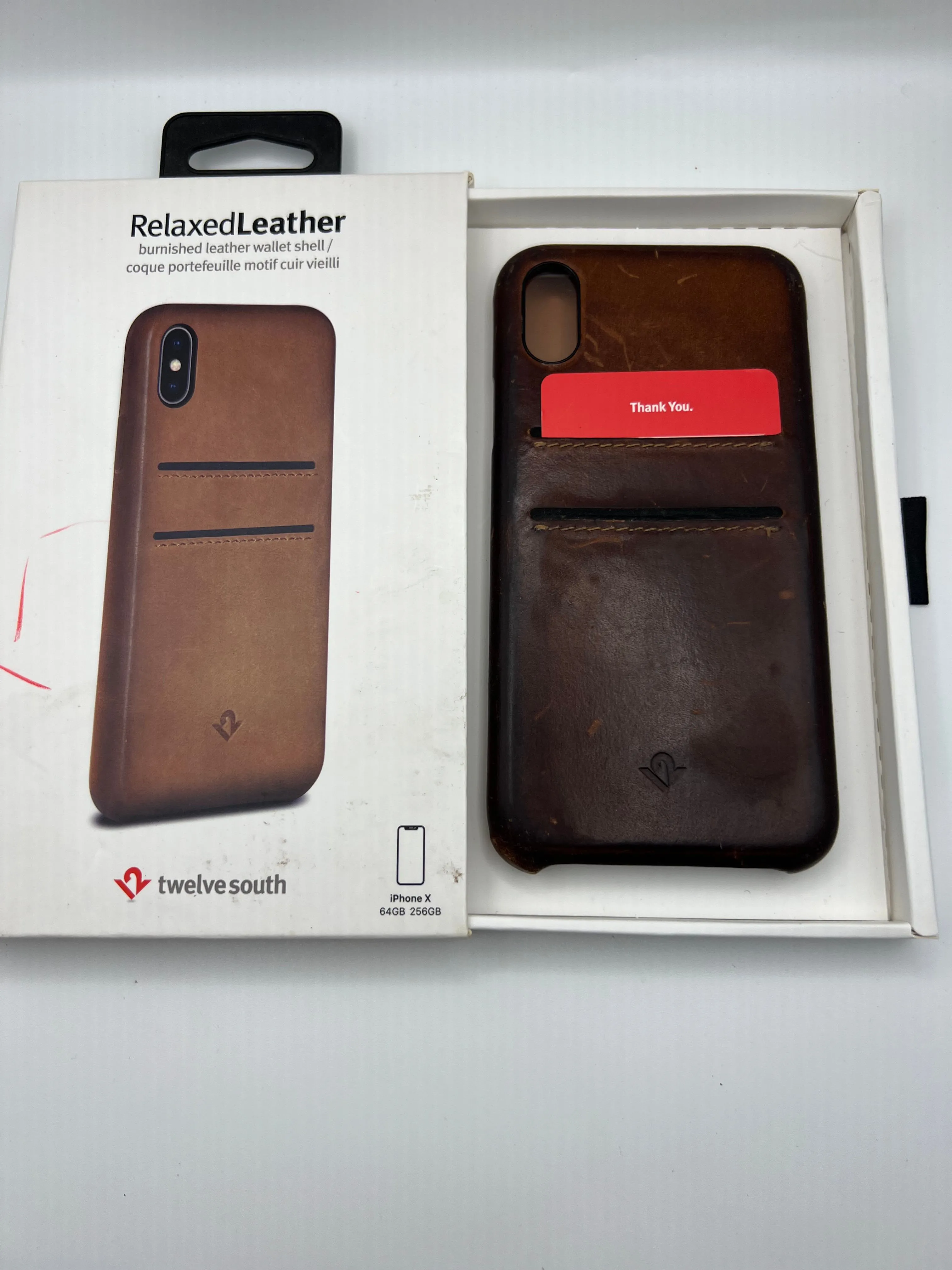 Product image for iPhone X Relaxed Leather Case
