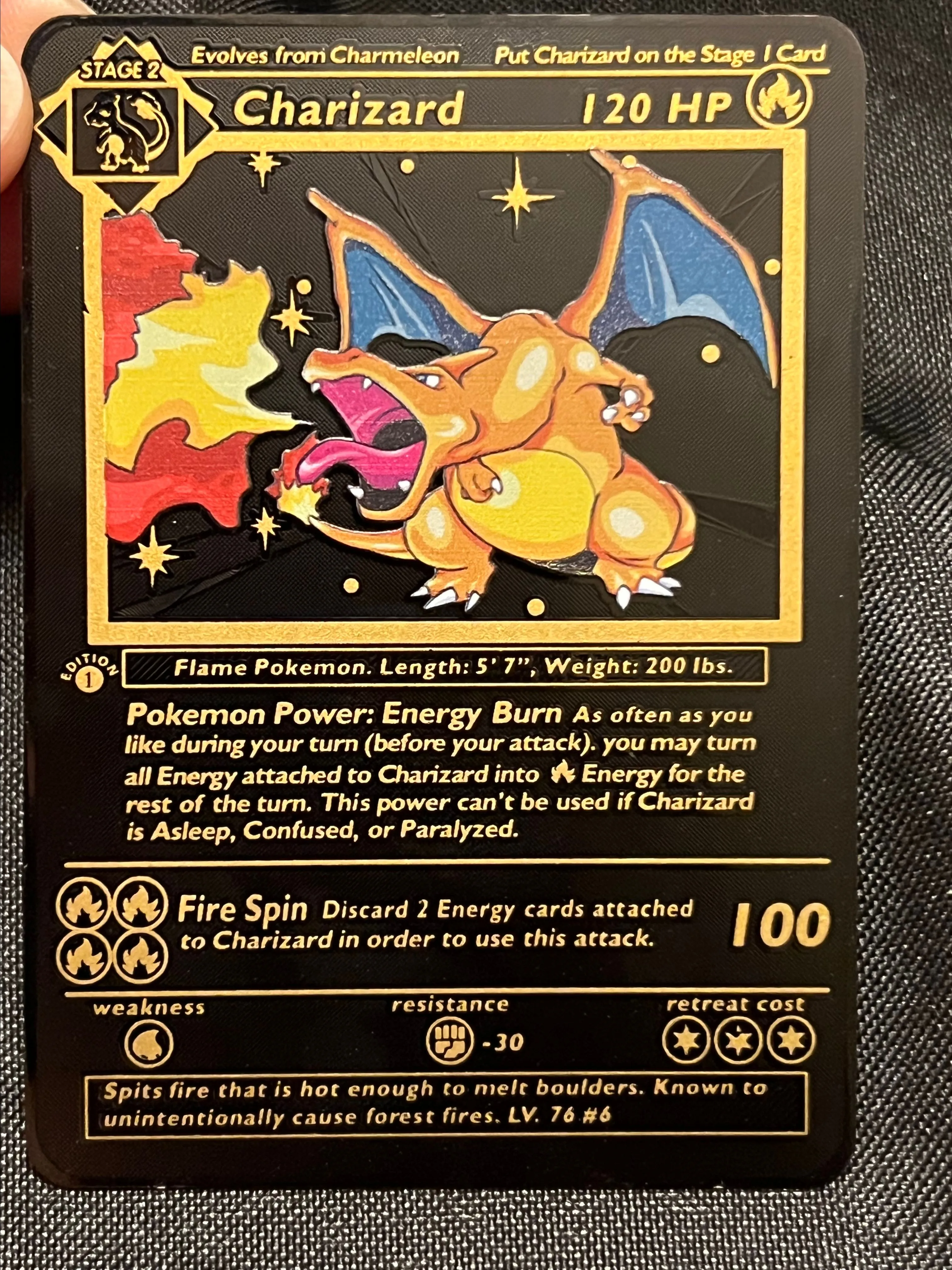 metal pokemon cards charizard Pokemon TCG Graded Card: 2021 Charizard (Metal Celebrations Classic) #004  English CGC 10 main image 0