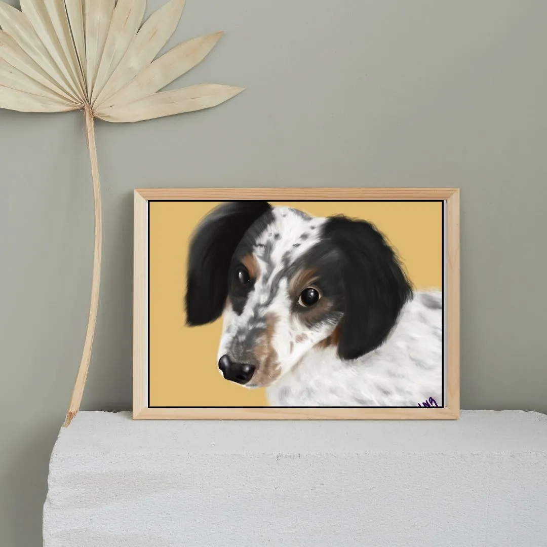 Product image for Pet portrait -dachshund