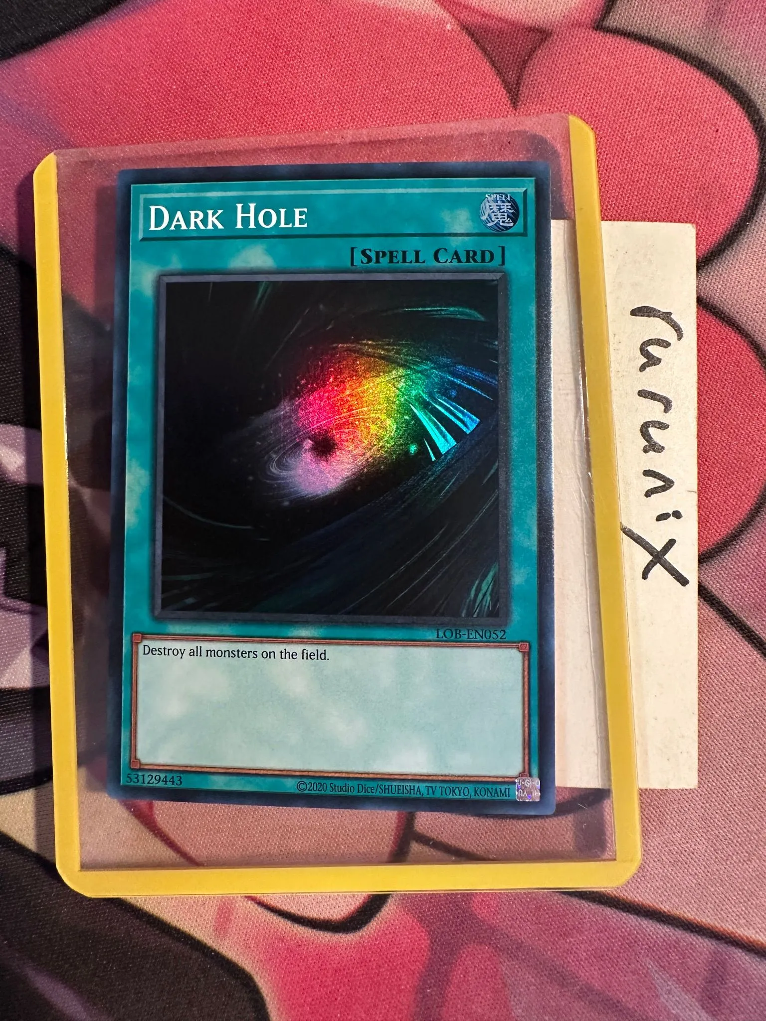 Yugioh Dark Hole LOB-EN052 Super Rare  Whatnot: Shop, Sell, Connect