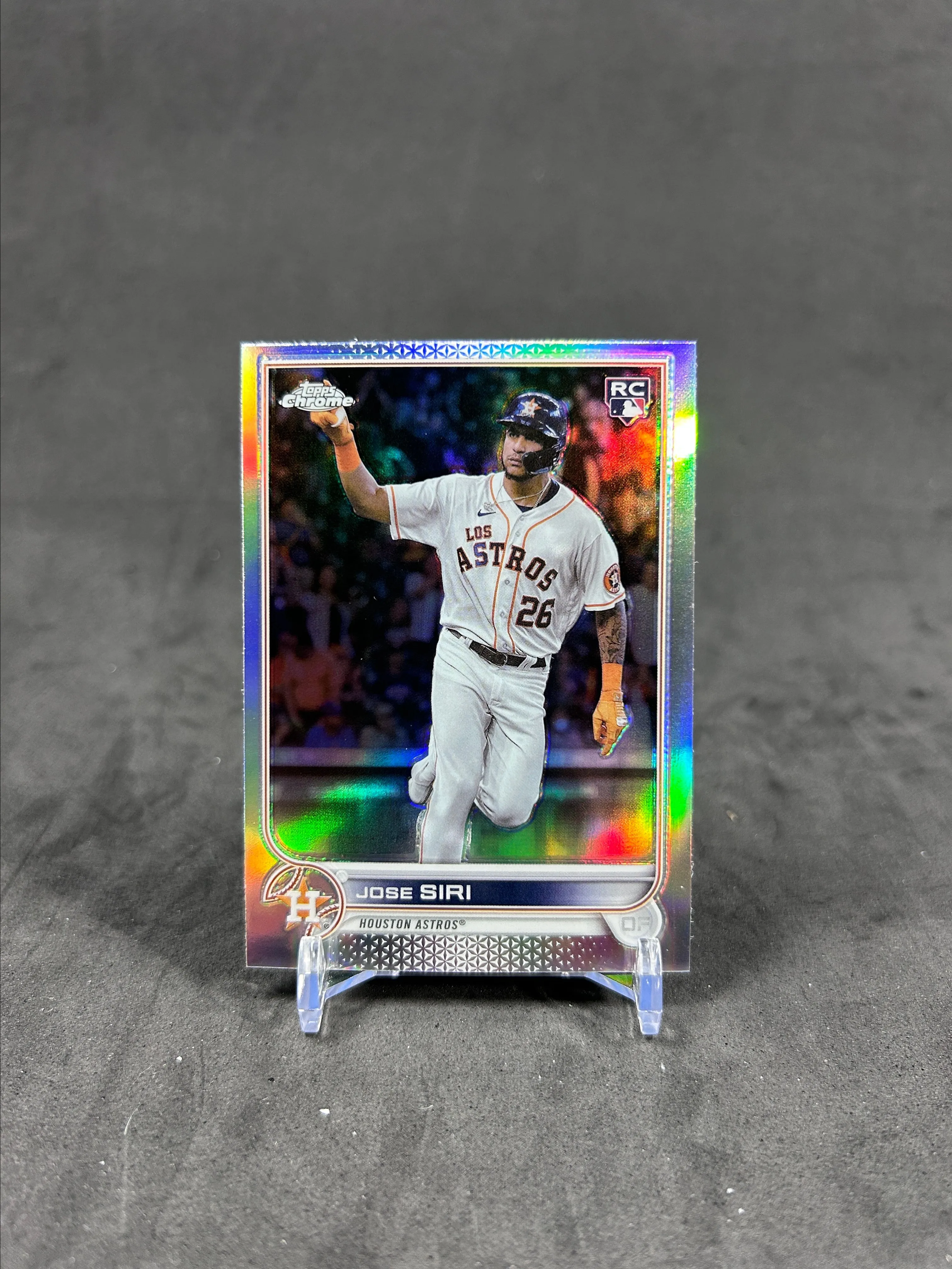Product image for Jose Siri RC 2022 Topps Chrome Refractor #204 Astros