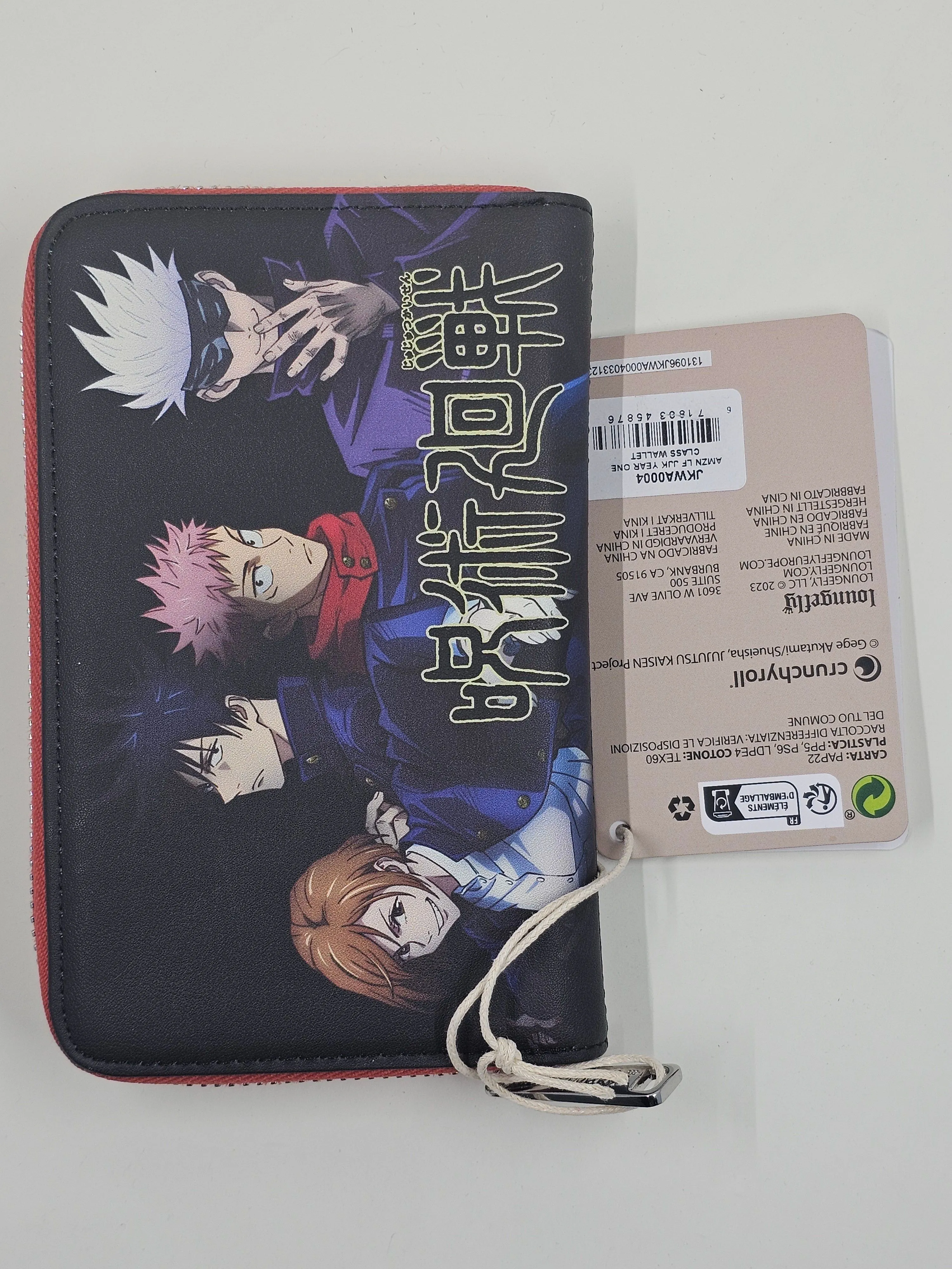 Product image for jujutsu kaisen Loungefly wallet 