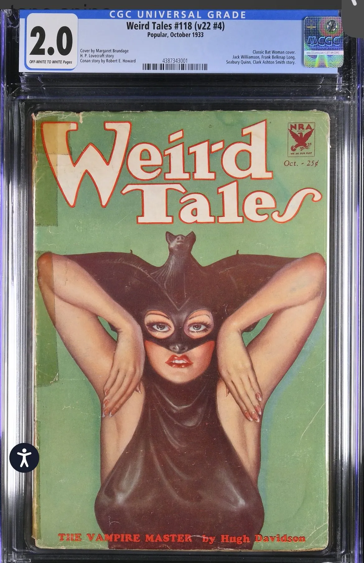 Product image for Weird tales October 1933