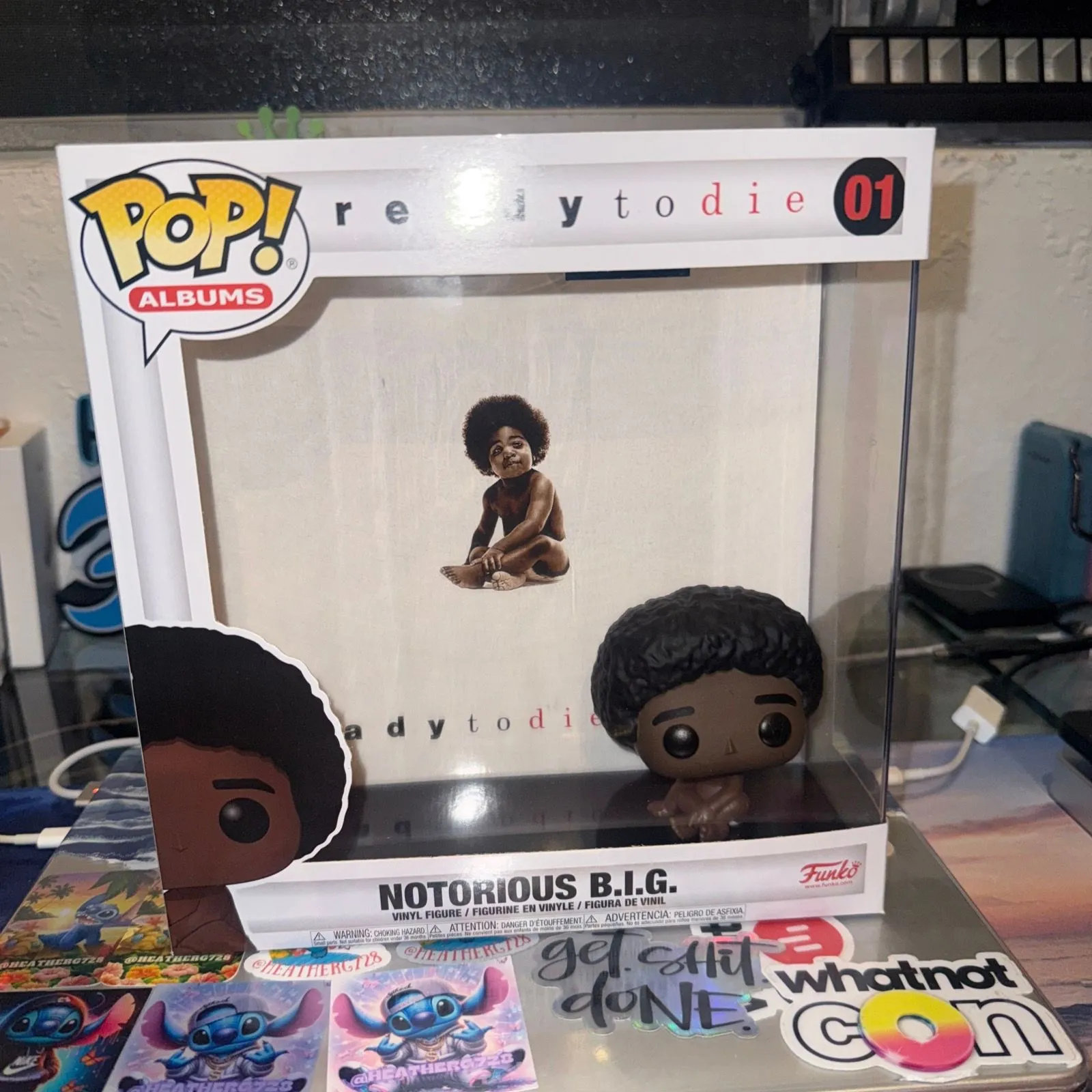 Product image for Funko Pop! Album Cover with Case: Notorious B.I.G #01